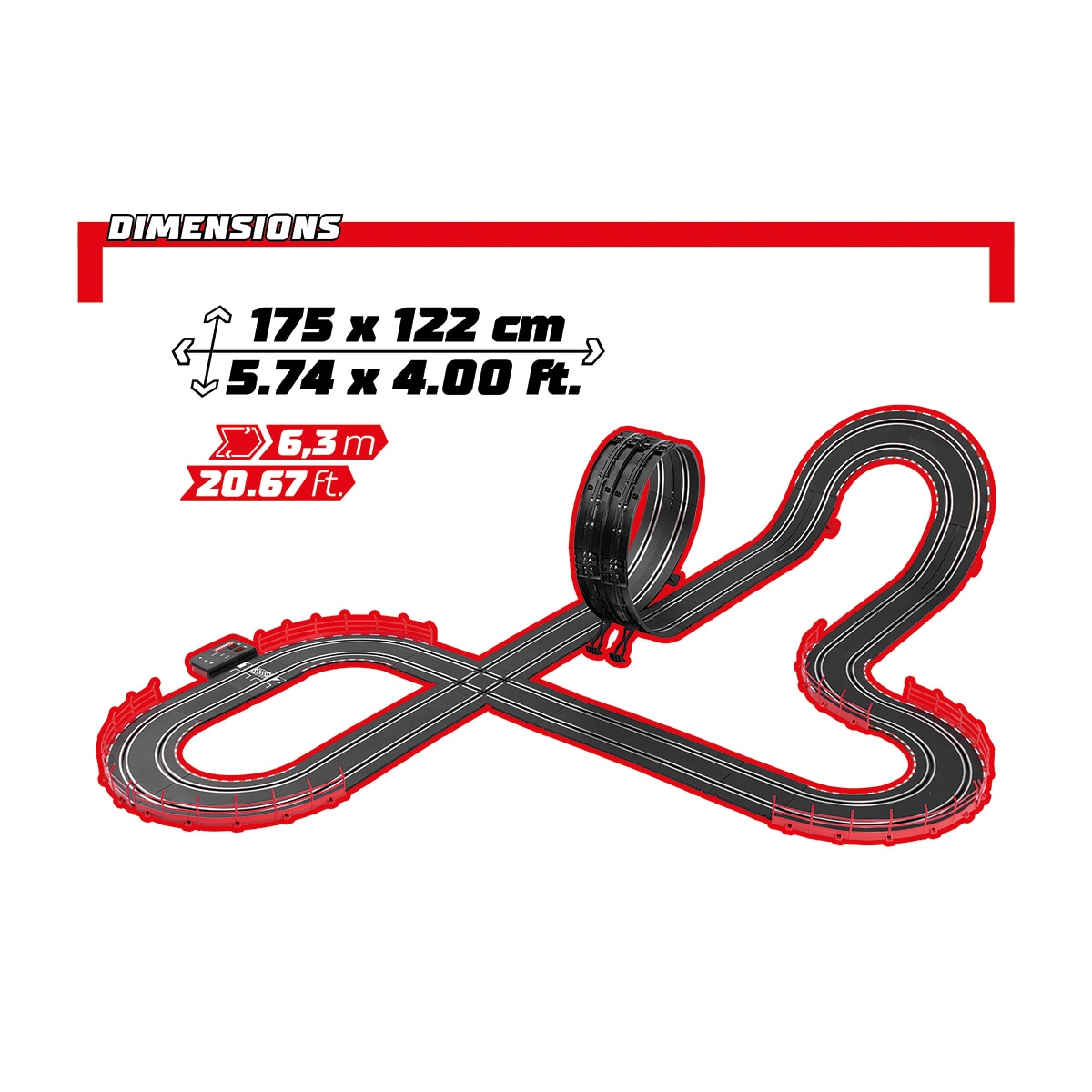 Circuito Championship Rivals Carrera GO 8