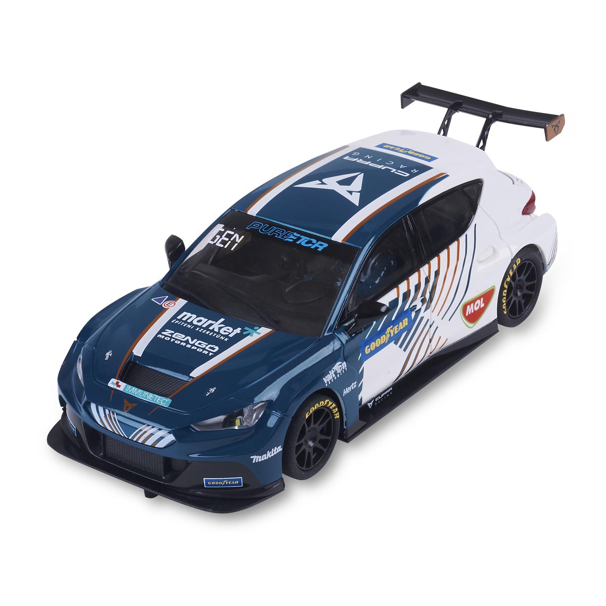 Coche de carreras Linea Advance Escala 1:32 Cupra E-Racer Gené Scalextric 1