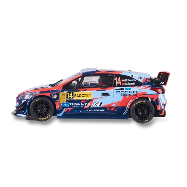 Coche de carreras  Linea Advance Escala 1:32 Hyundai I-20 Wrc Solans Scalextric 3
