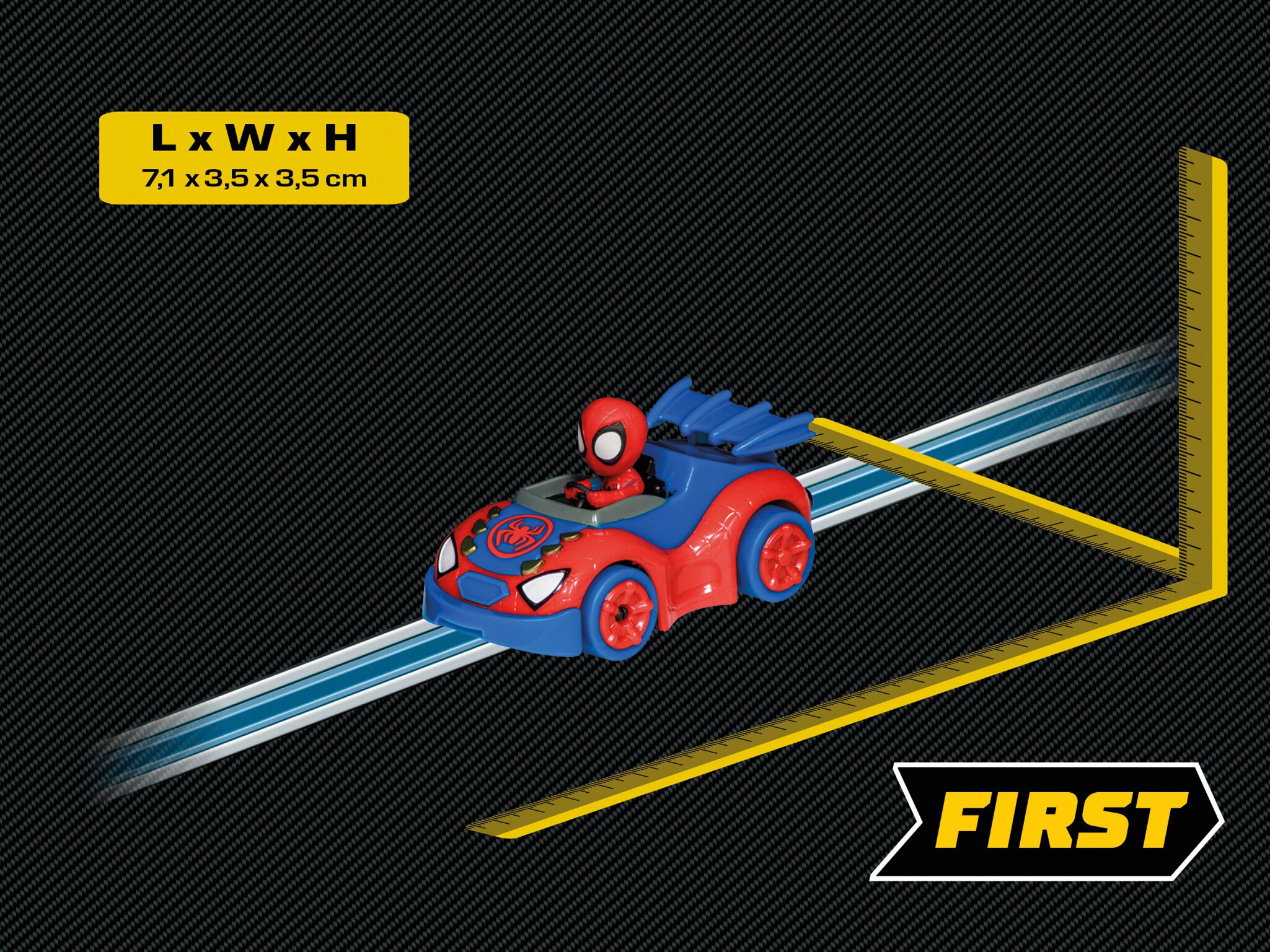 Coche Spidey Carrera First 8