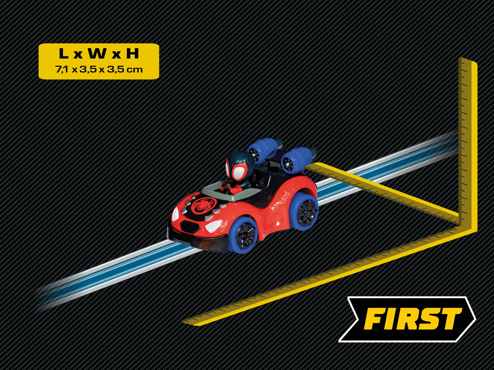 Coche Spin Spidey Carrera First 4