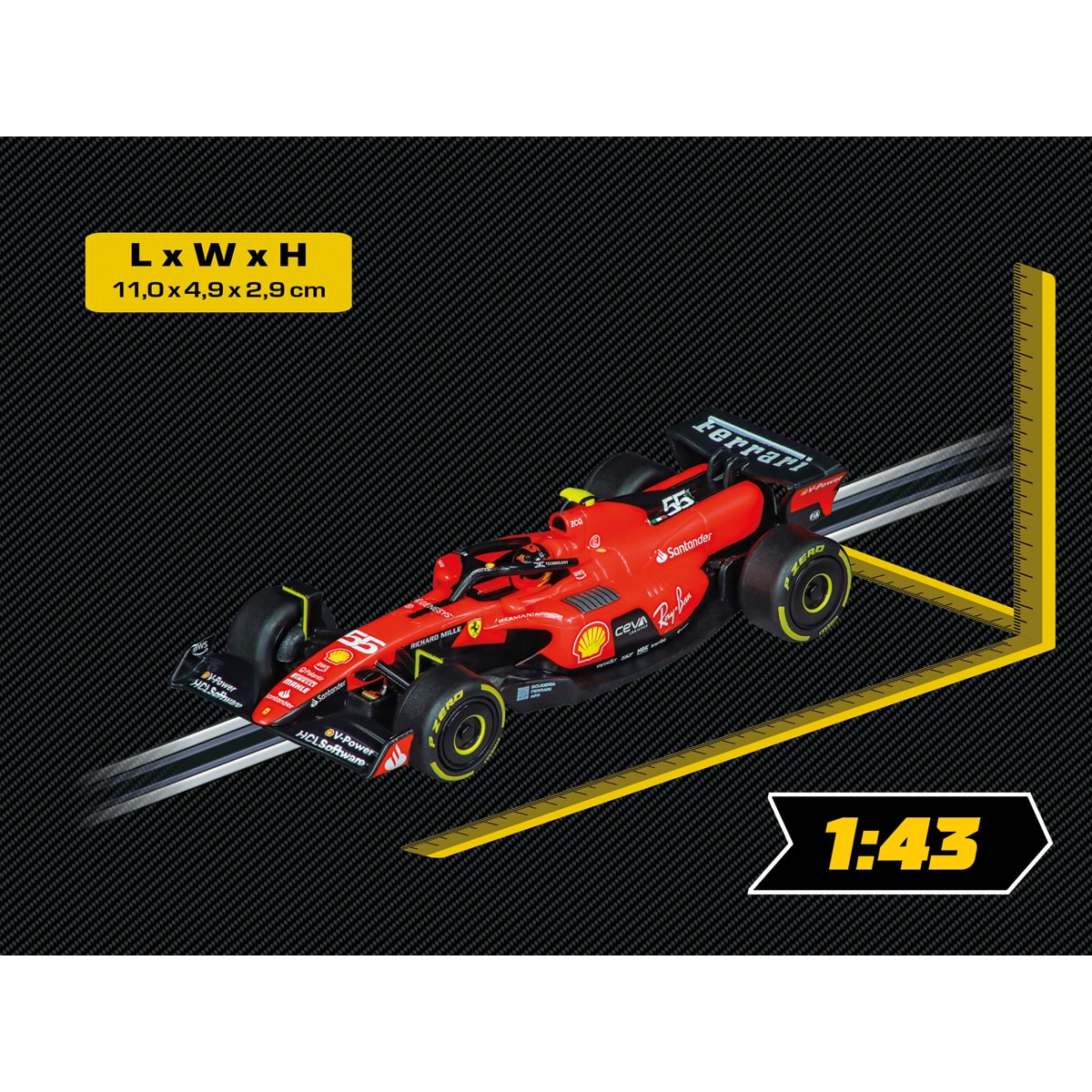 Coche F1 Ferrari SF-23 Carlos Sainz Carrera GO 2