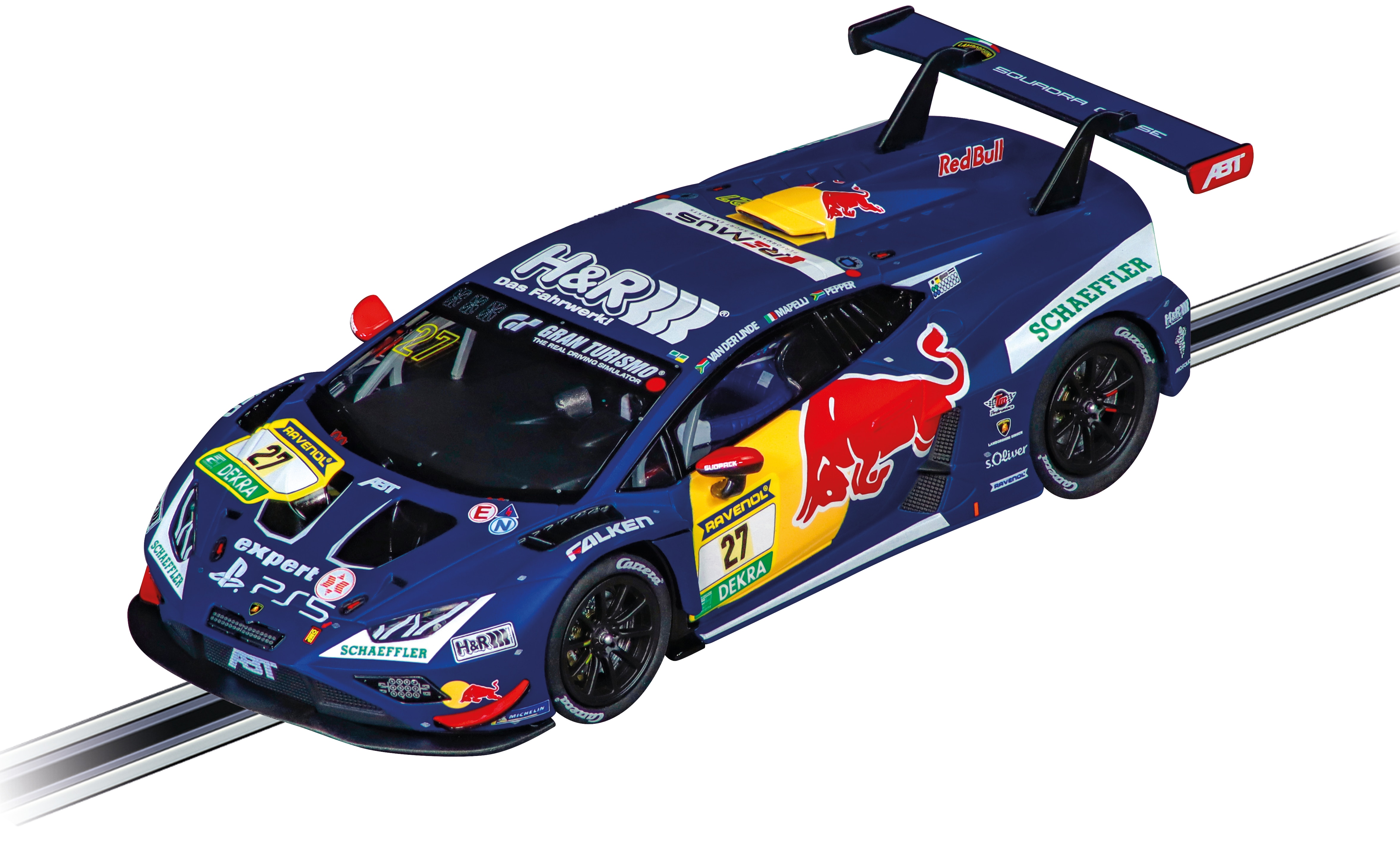 Coche de juguete Lamborghini Huracán GT3 Evo2 Abt-Sportsline, No.27 Carrera Evolution 3