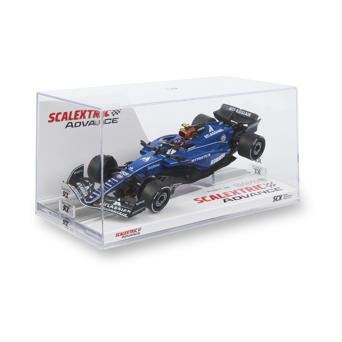 Coche Advance F1 Williams Sainz '25 Scalextric 4