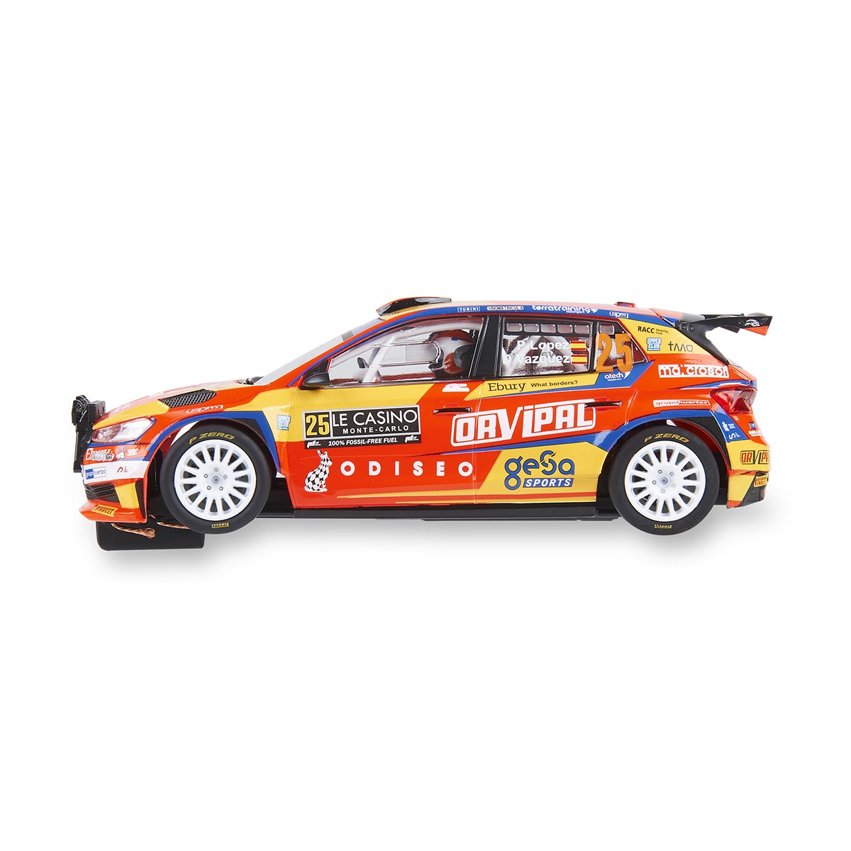 Coche Classic Skoda Fabia WRC2 Pepe López Scalextric 2