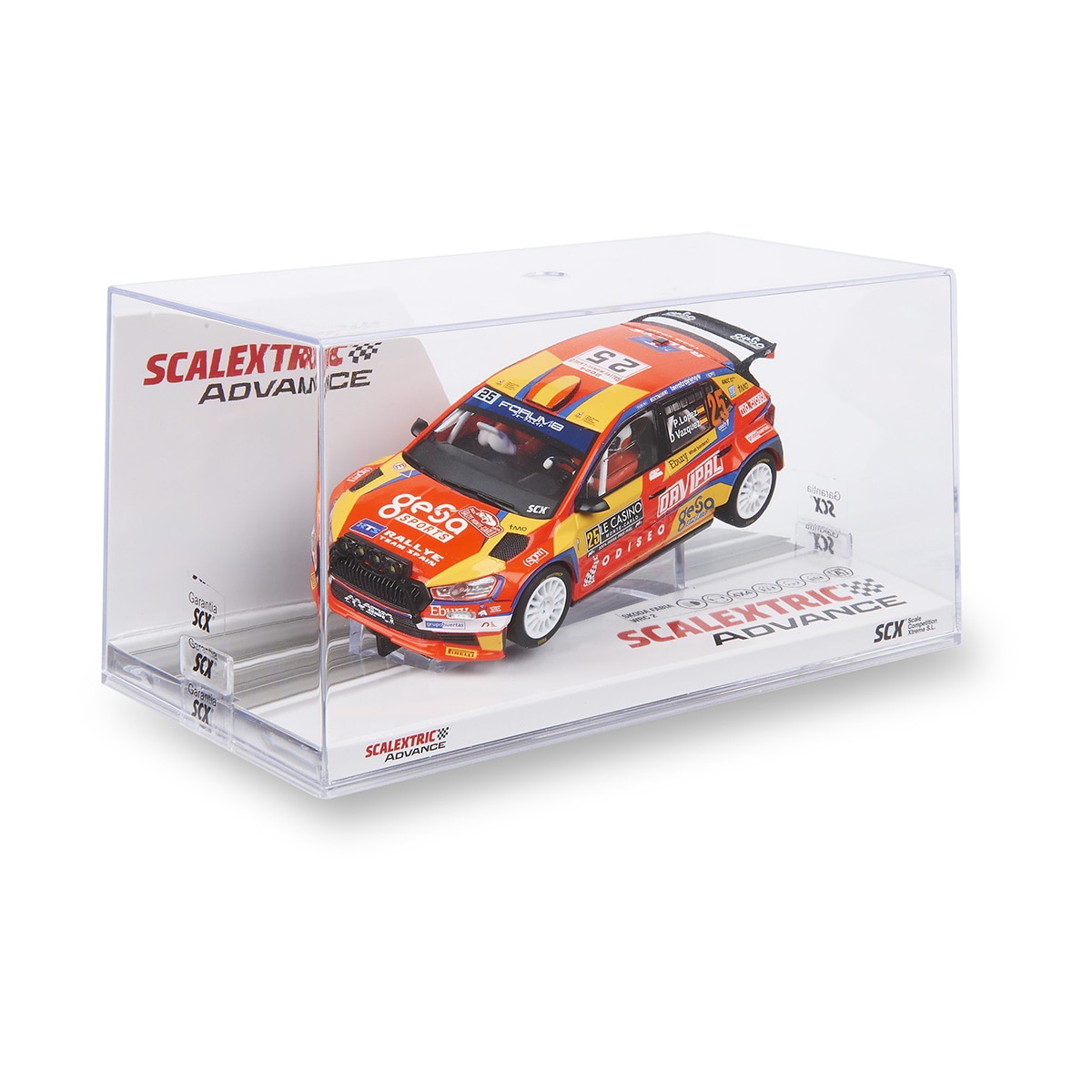 Coche Classic Skoda Fabia WRC2 Pepe López Scalextric 4