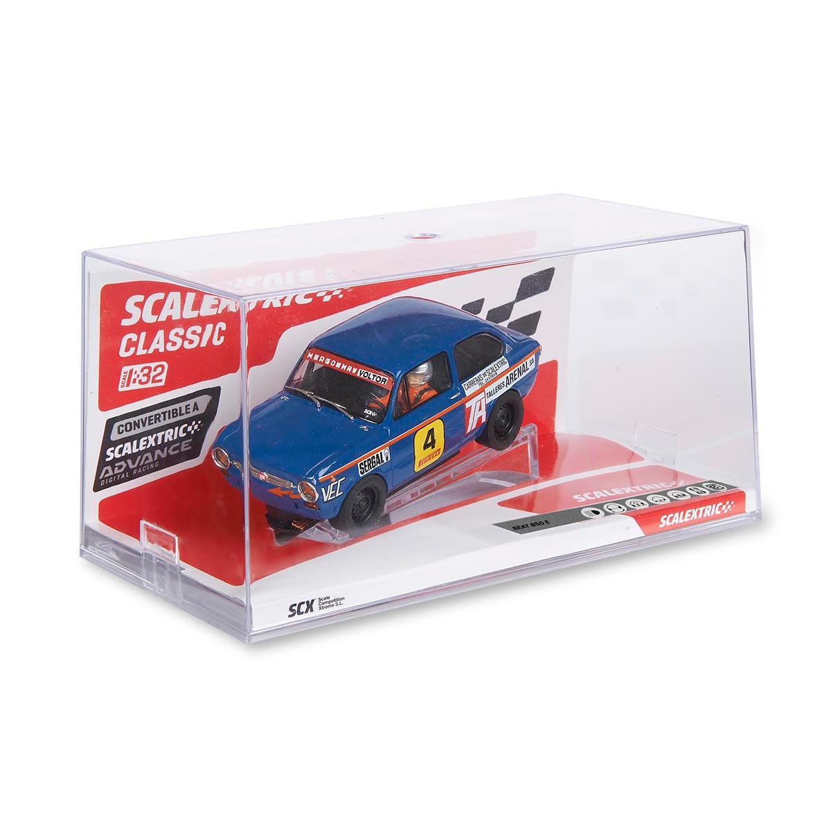 Seat 850 Anton Guasch Arrabassada '72 Scalextric 4