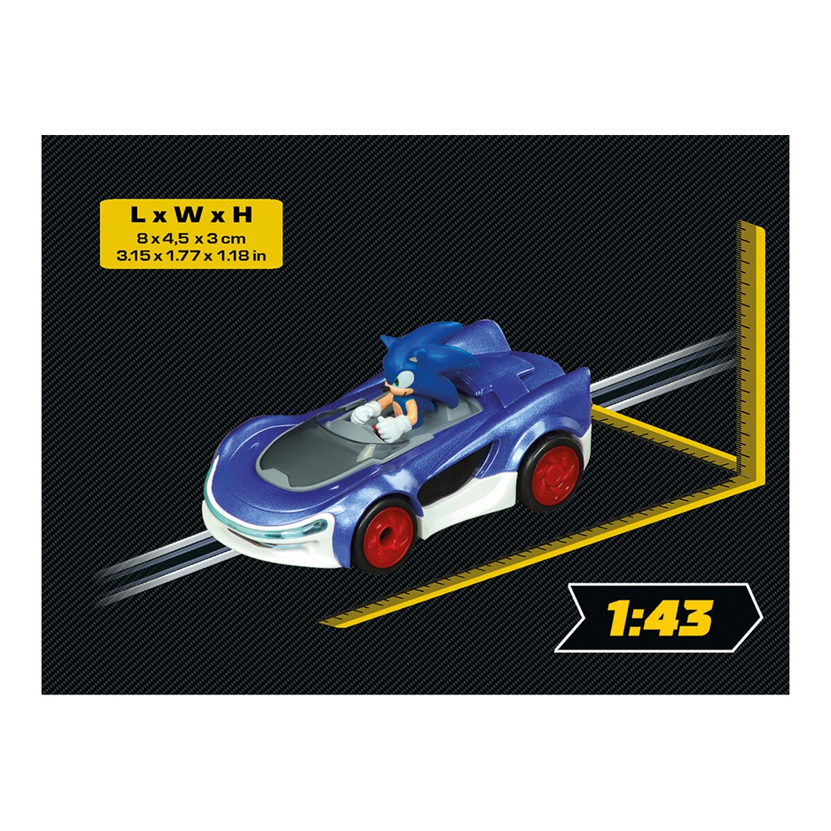 Coche Sonic the Hedgehog  (Sonic Racing: CrossWorlds) Carrera GO 2