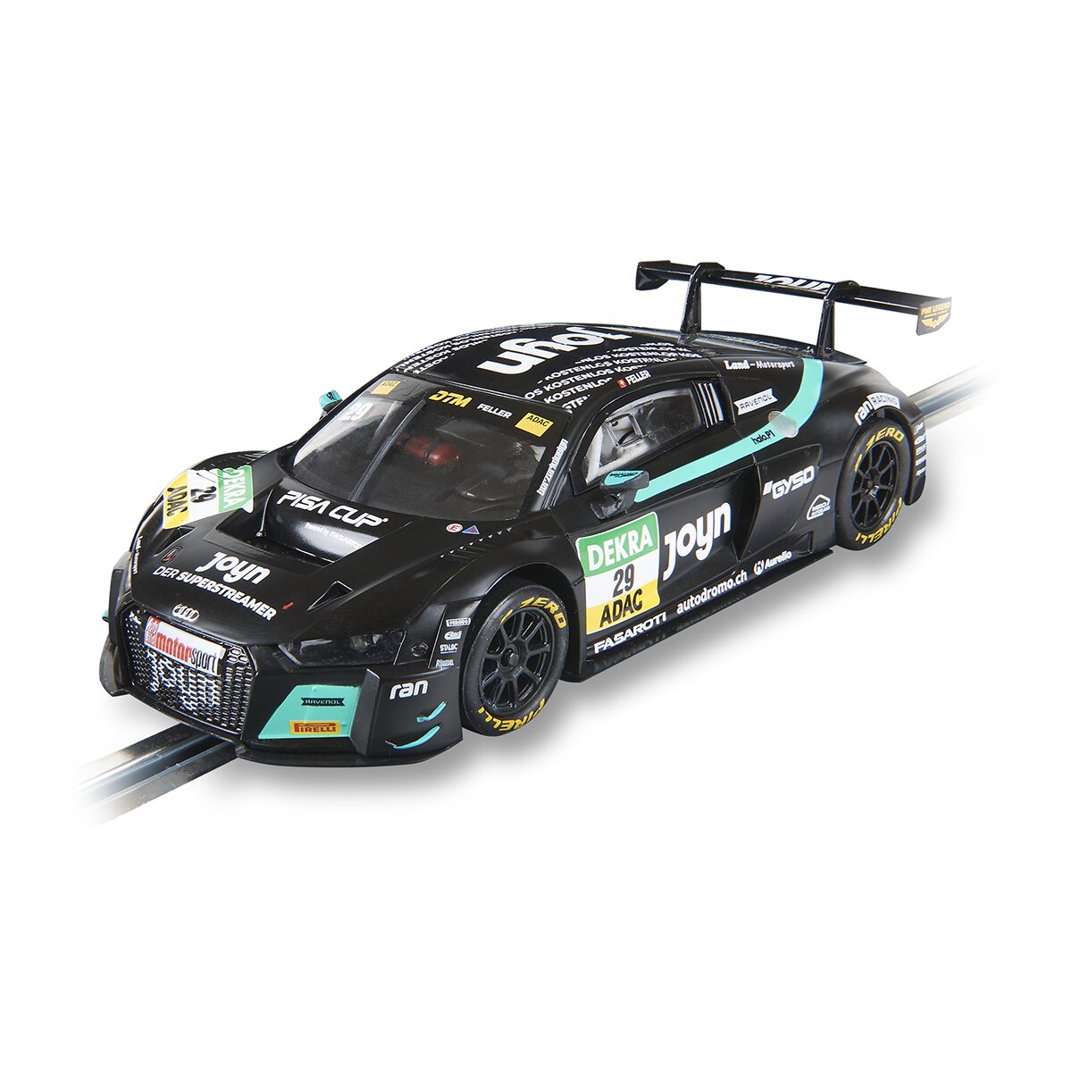 Scalextric - Coche de slot Audi R8 LMS GT3 R Feller Land Motorsport Línea Advance Escala 1-32 Scalextric.
