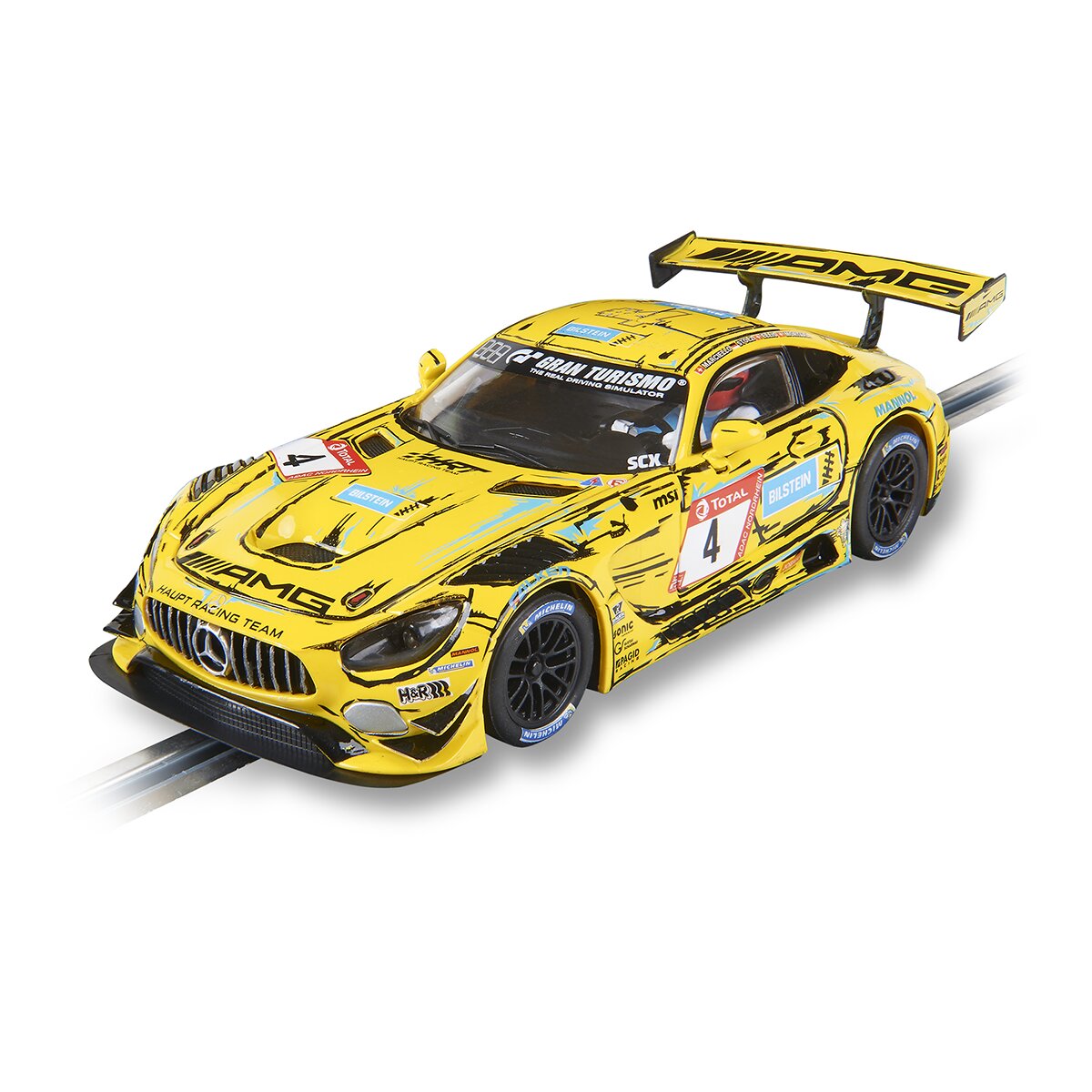Scalextric - Coche de slot Mercedes AMG GT3 24h Nürburgring '23 Línea Advance Escala 1-32 Scalextric