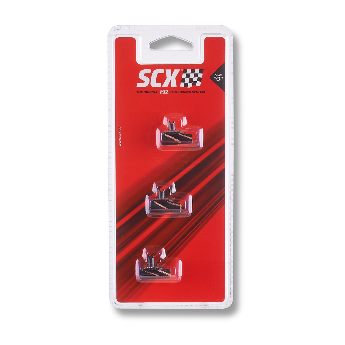 Imagen 0 de Guía con trencillas 3 piezas Scalextric