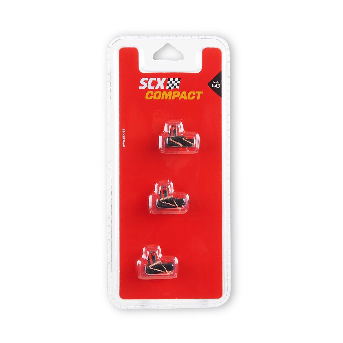 Imagen 0 de Guía Compact con trencillas 3 piezas Scalextric