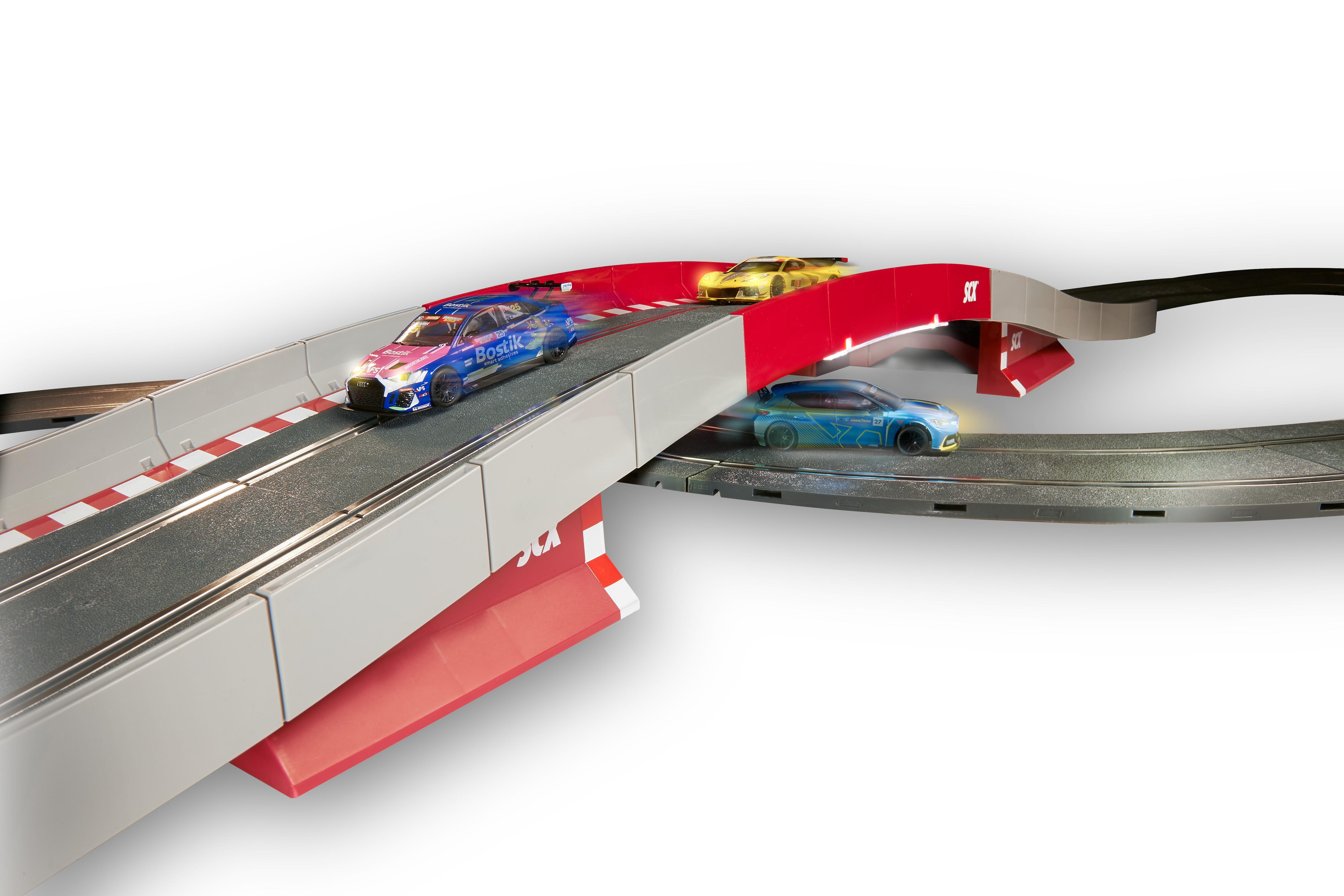 Set Puente Completo con Luces Scalextric 3