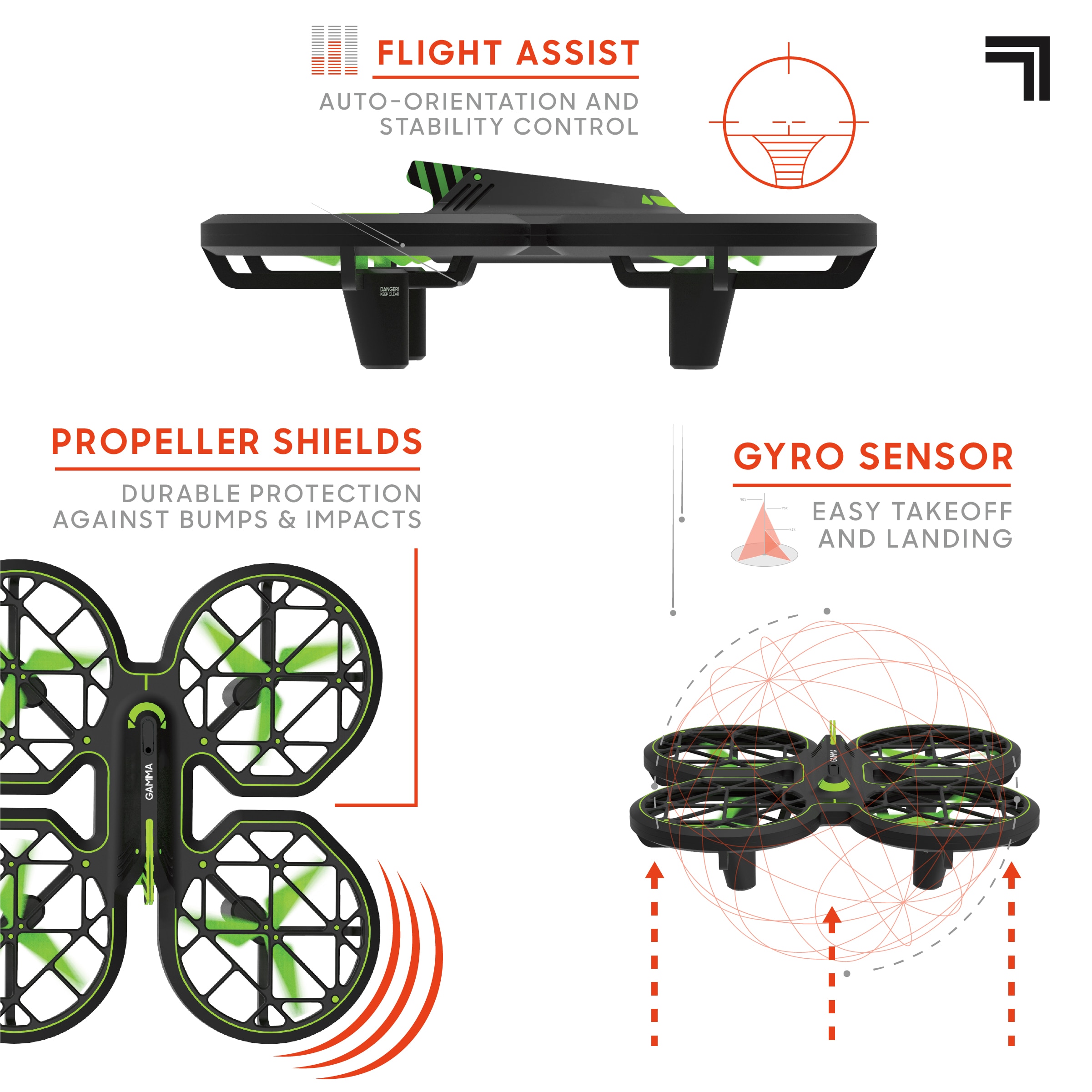 Dron Gamma 6,9" Sharper Image 5