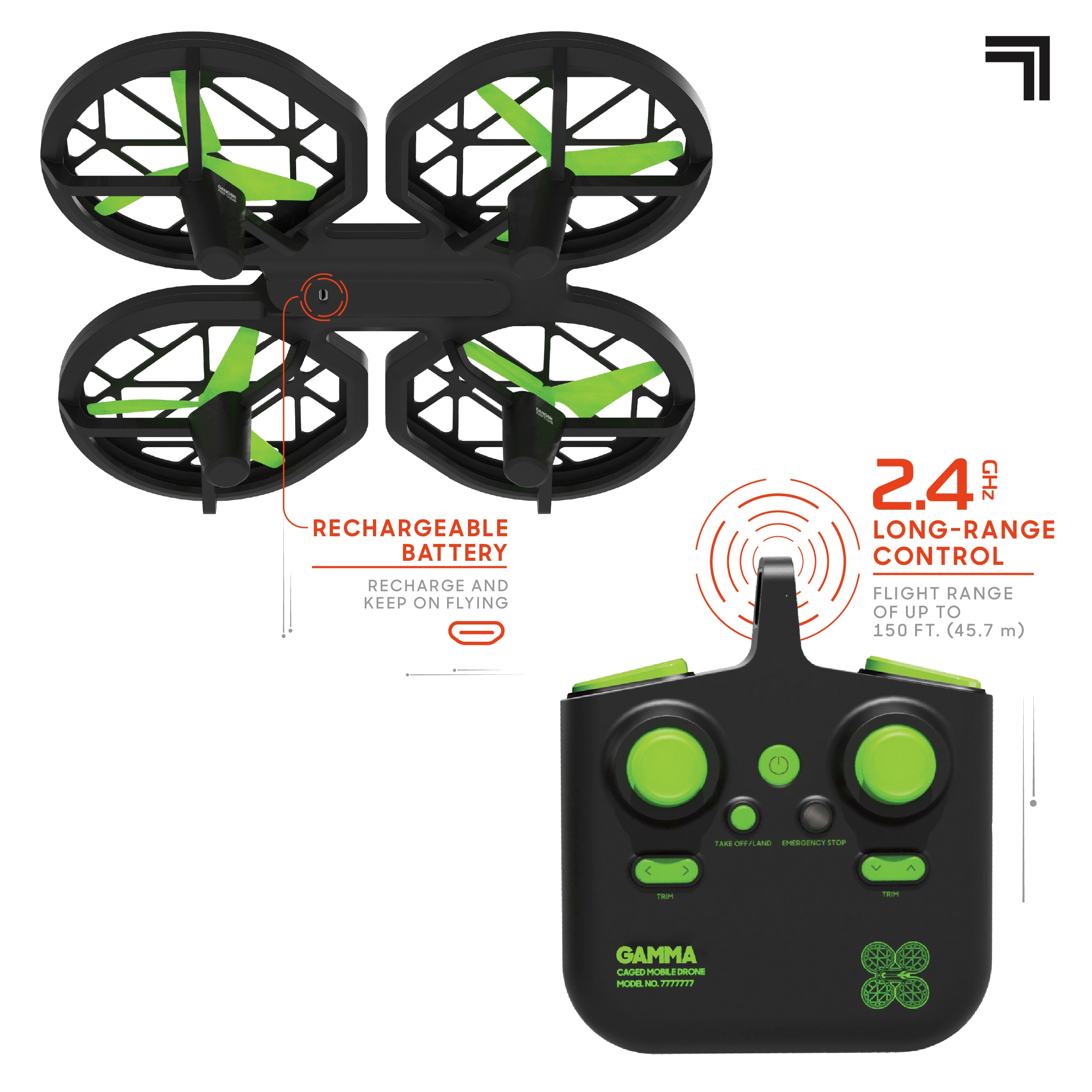 Dron Gamma 6,9" Sharper Image 6