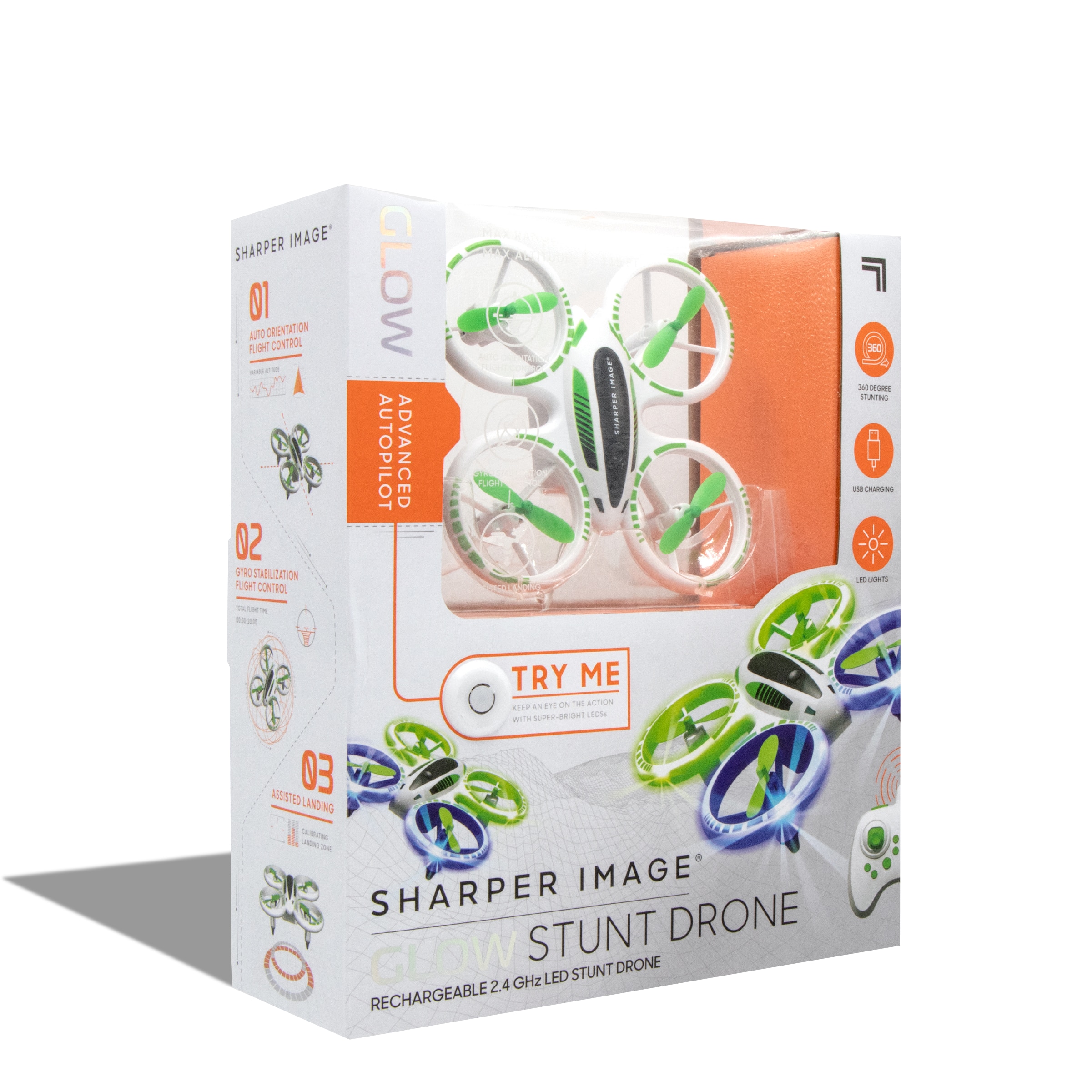 Dron Glow Up Mini Stunt Sharper Image 6