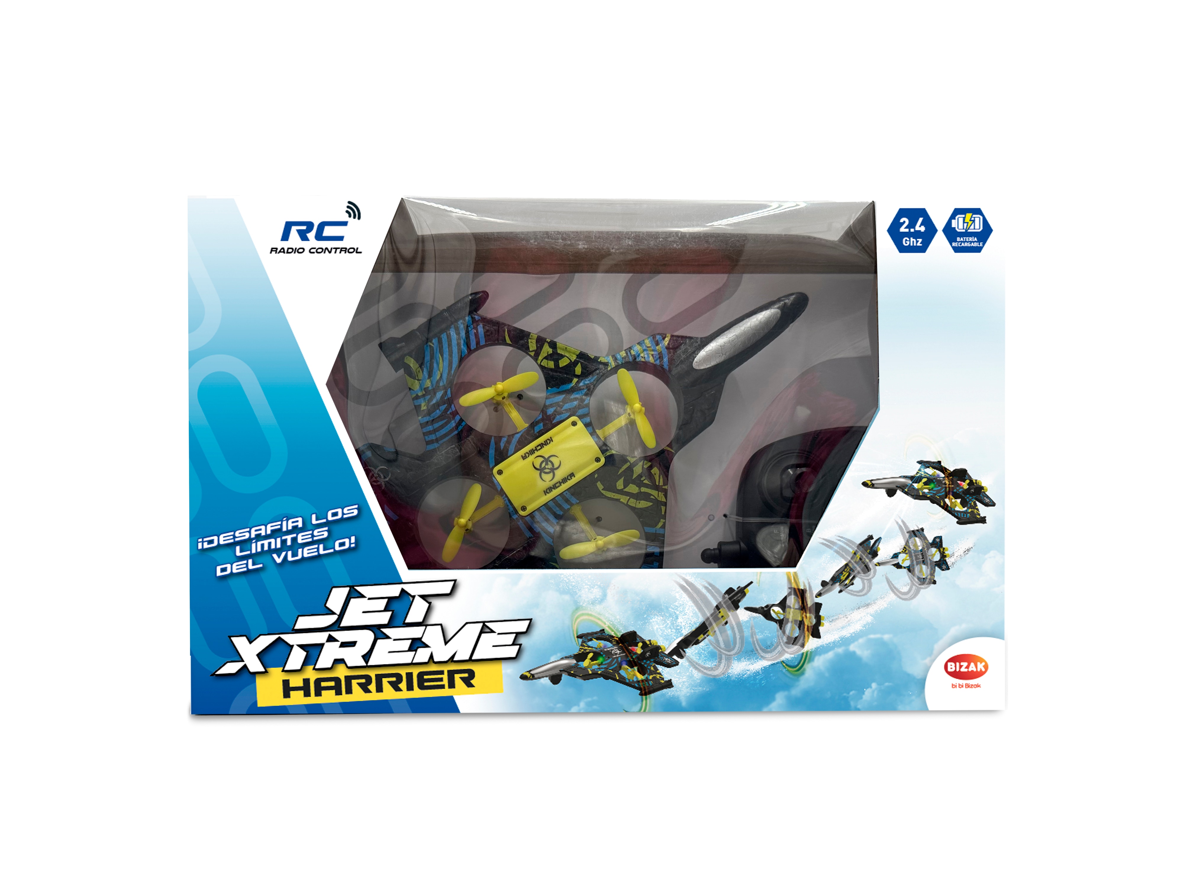 Jet xtreme Harrier, avión radio control con 4 canales 2