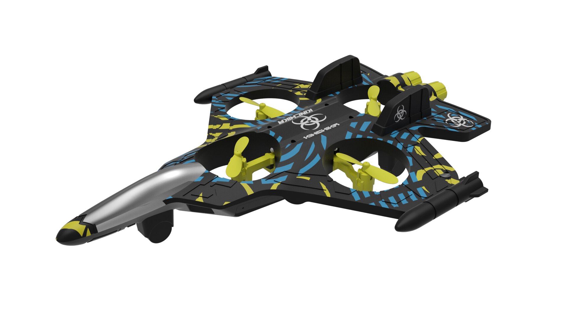 Jet xtreme Harrier, avión radio control con 4 canales 4