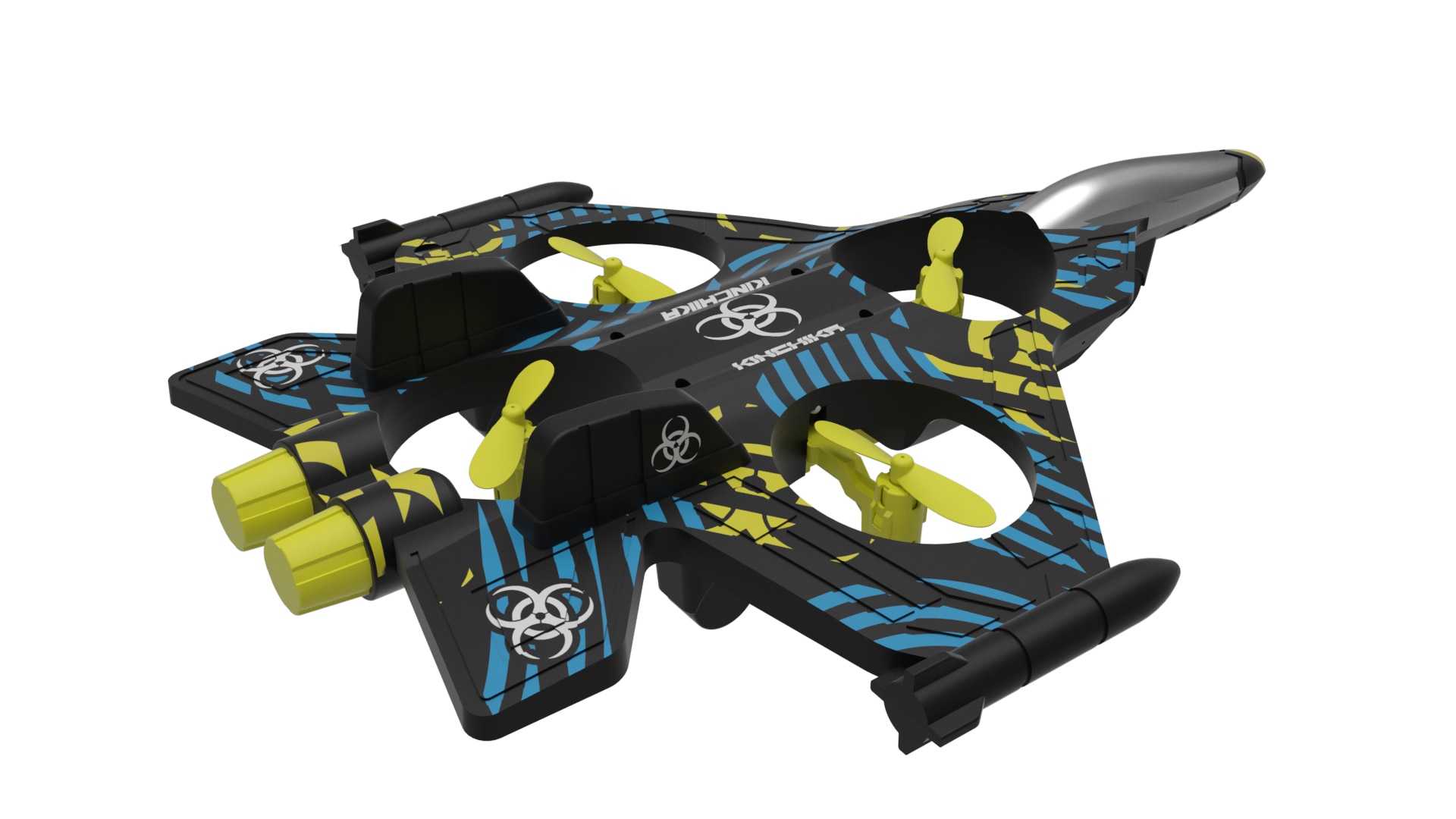 Jet xtreme Harrier, avión radio control con 4 canales 5