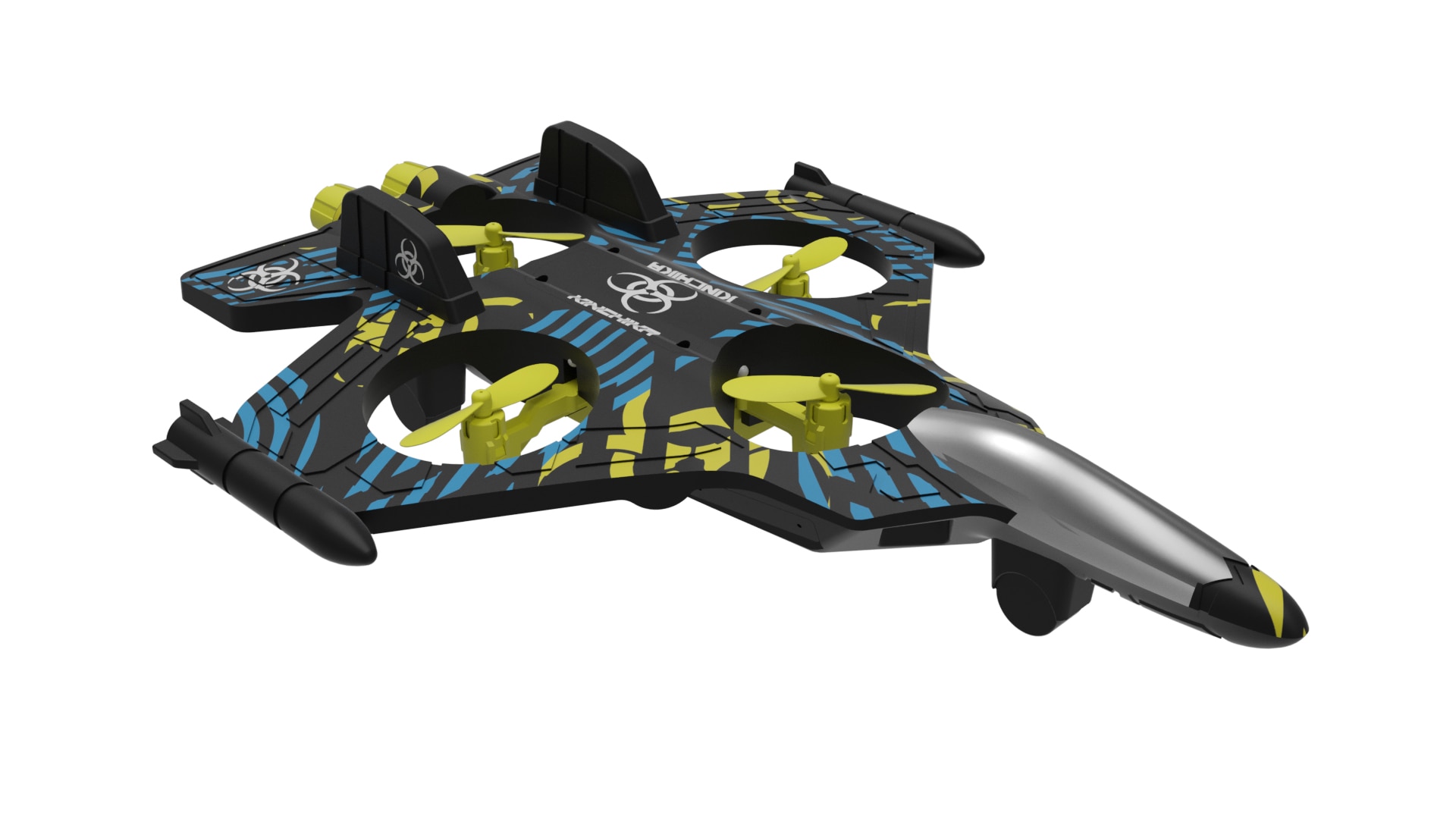 Jet xtreme Harrier, avión radio control con 4 canales 6
