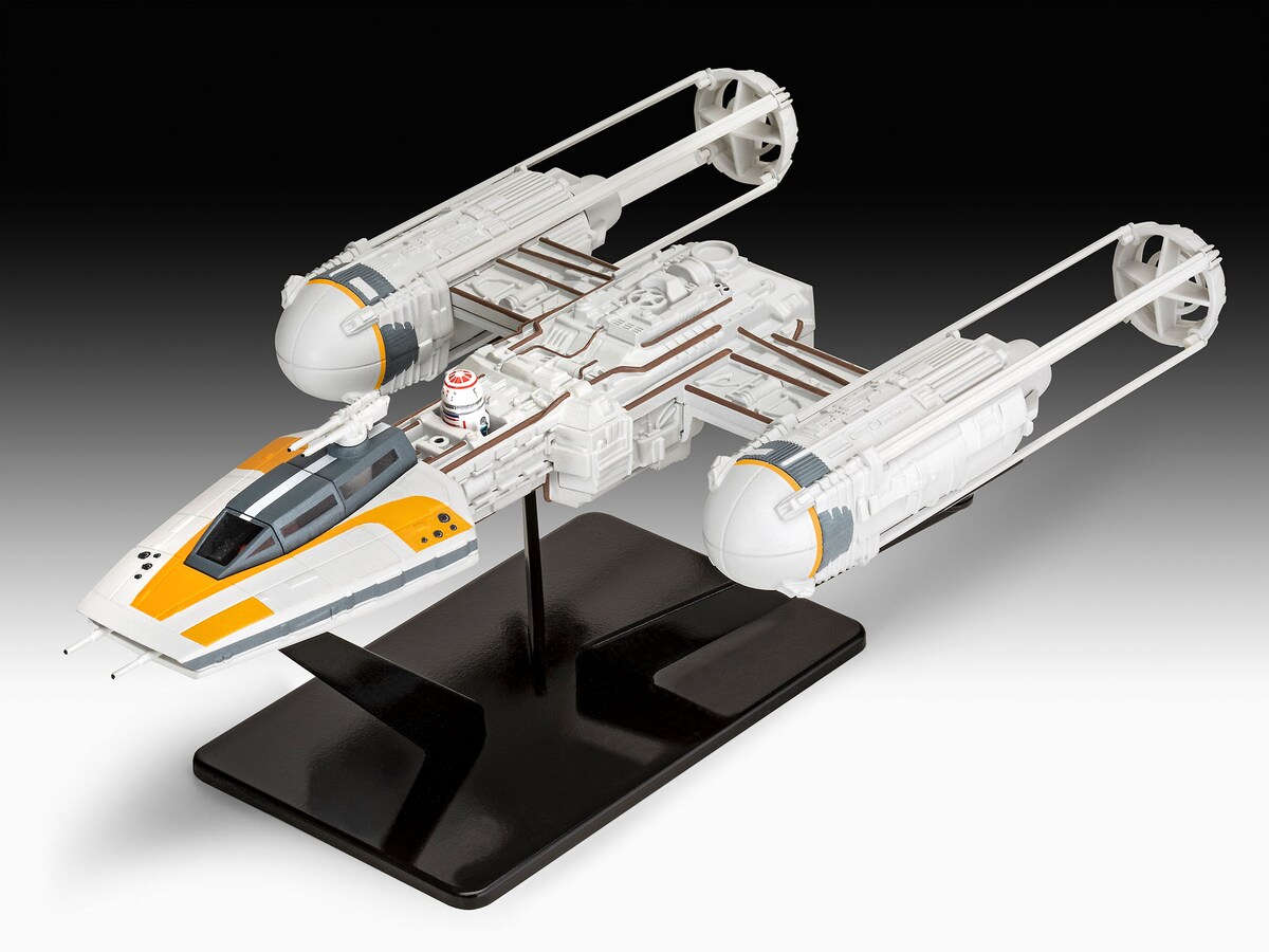 Maqueta Y-wing Fighter con accesorios básicos Star Wars Revell 10