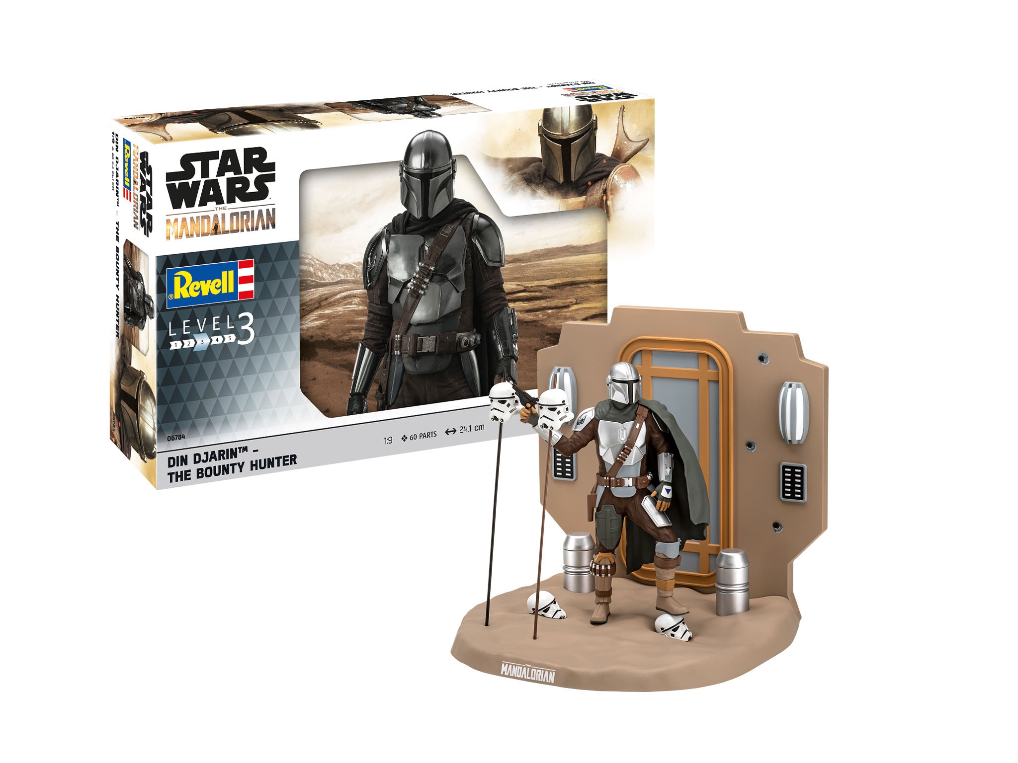 Maqueta The Mandalorian: Din Djarin - The Bounty Hunter Revell 3
