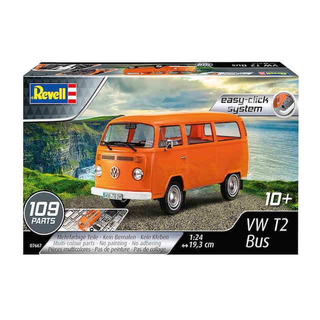 Kit de montaje a presión VolksWagen T2 Bus easy click Revell