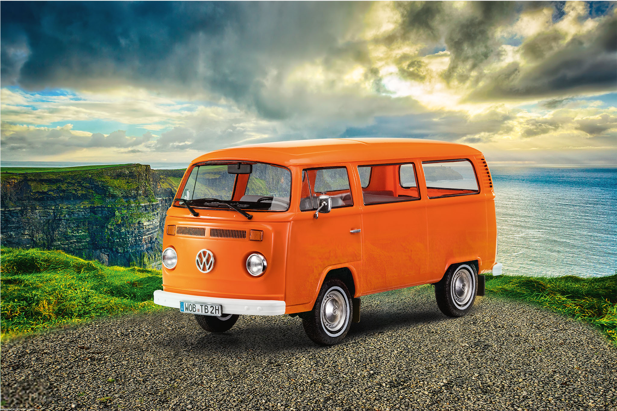 Kit de montaje a presión VolksWagen T2 Bus easy click Revell 7