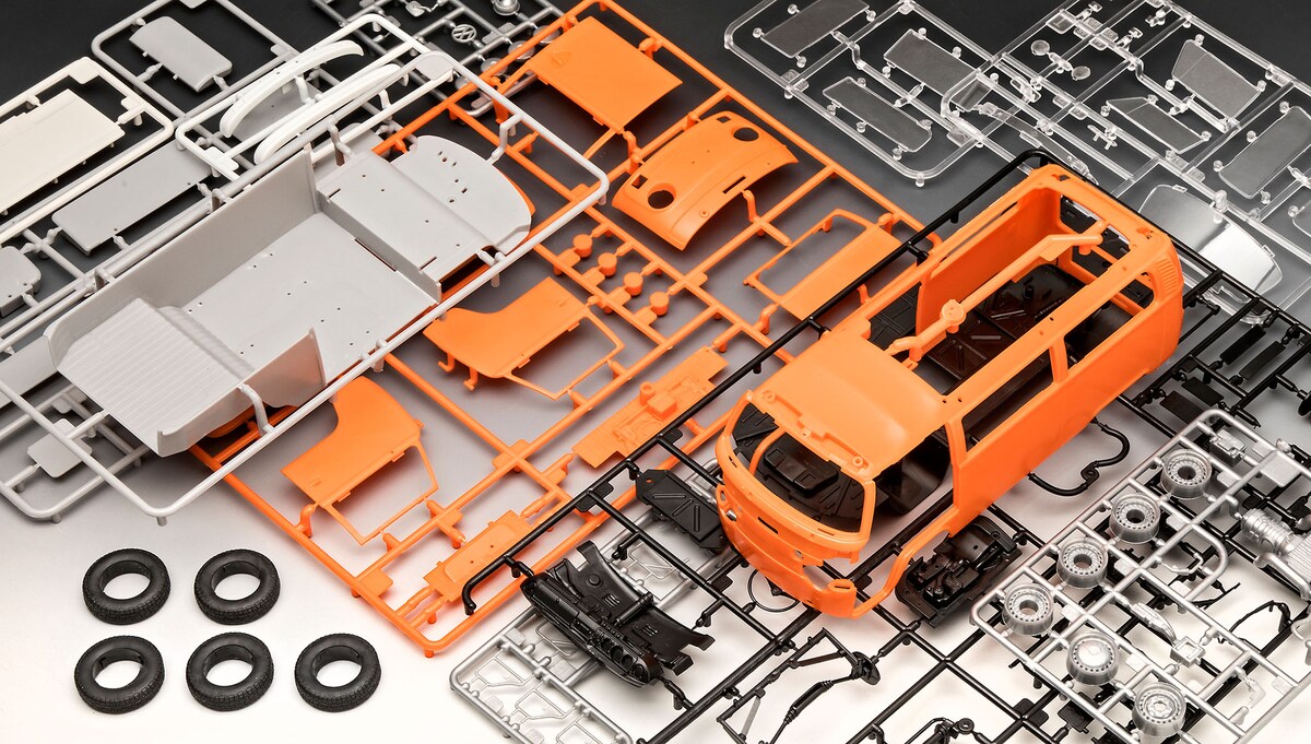 Kit de montaje a presión VolksWagen T2 Bus easy click Revell 8