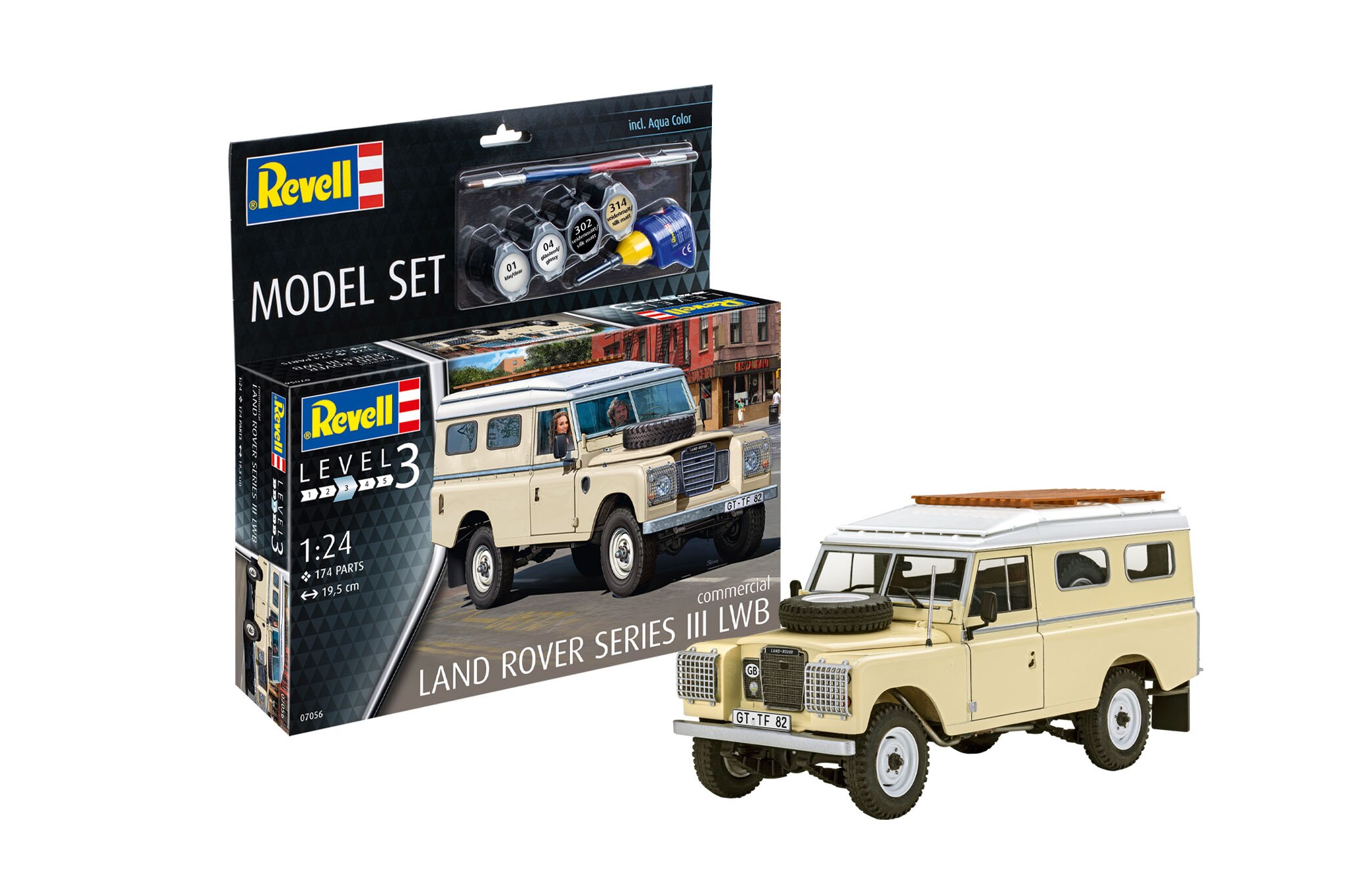 Maqueta Land Rover LWB con accesorios básicos Revell 2