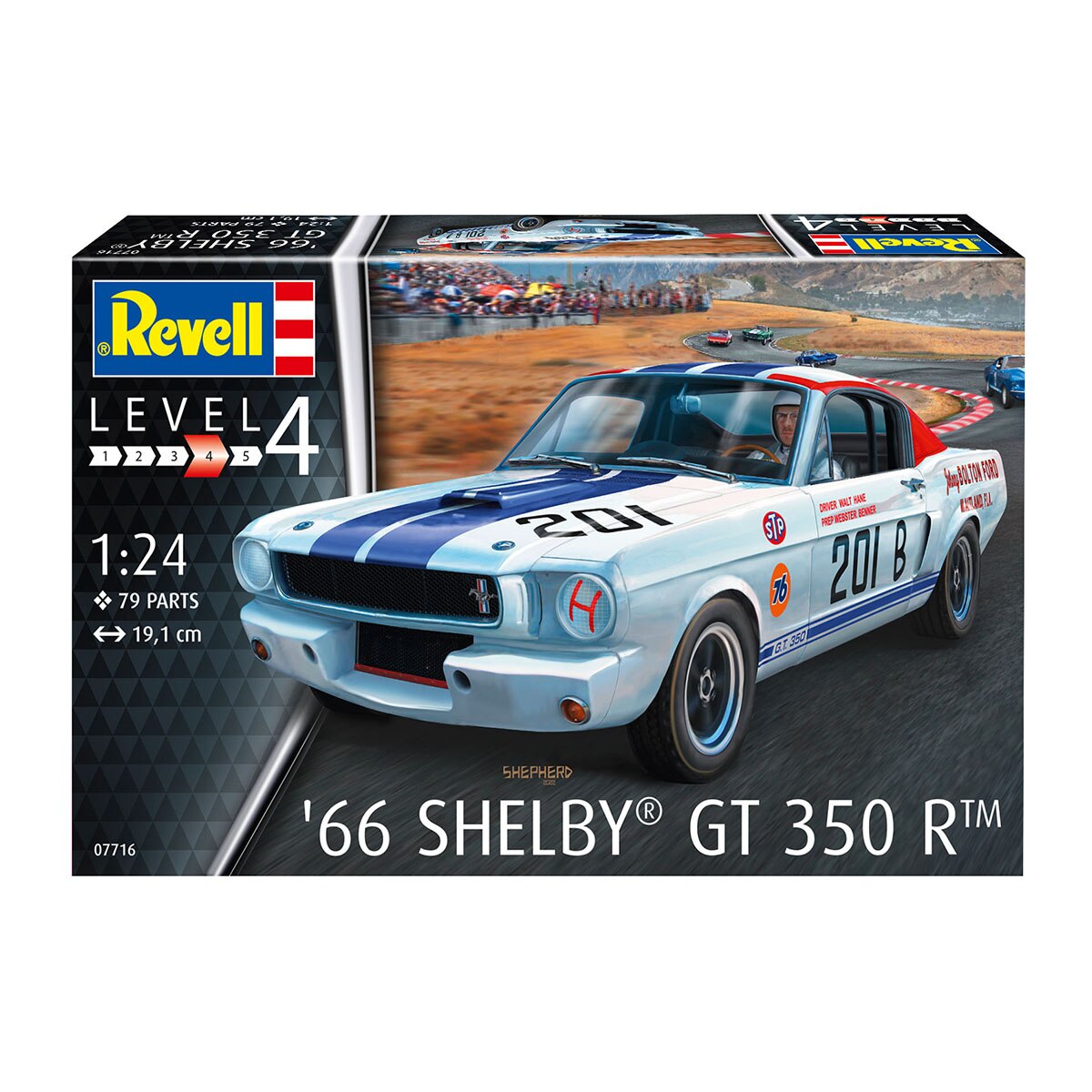 Revell – Revell Maqueta 1965 Shelby GT 350 R con accesorios básicos Revell.