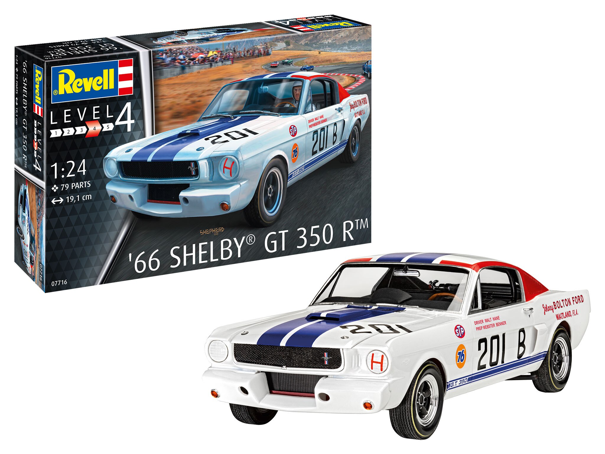 Revell Maqueta 1965 Shelby GT 350 R con accesorios básicos Revell 2