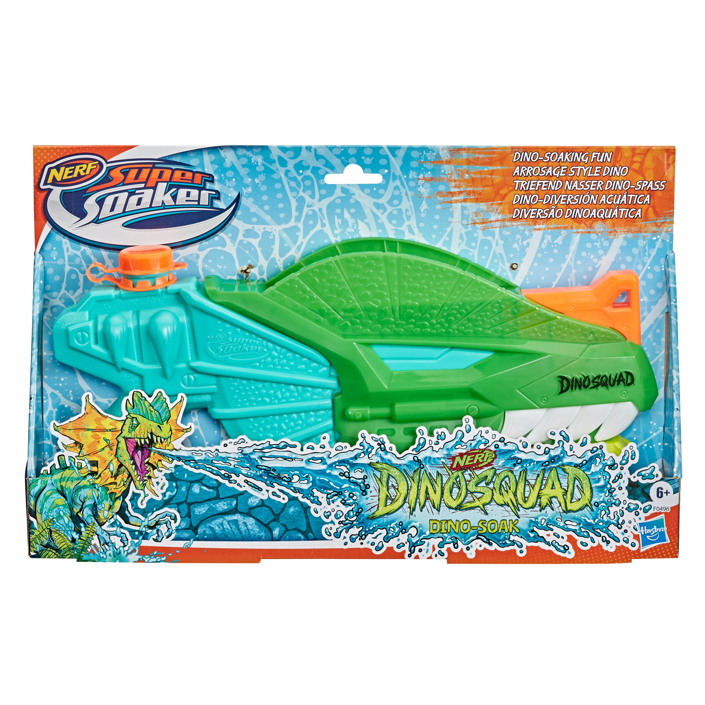 Lanzador de agua Super soaker DinoSquad Dino Soak Nerf 2