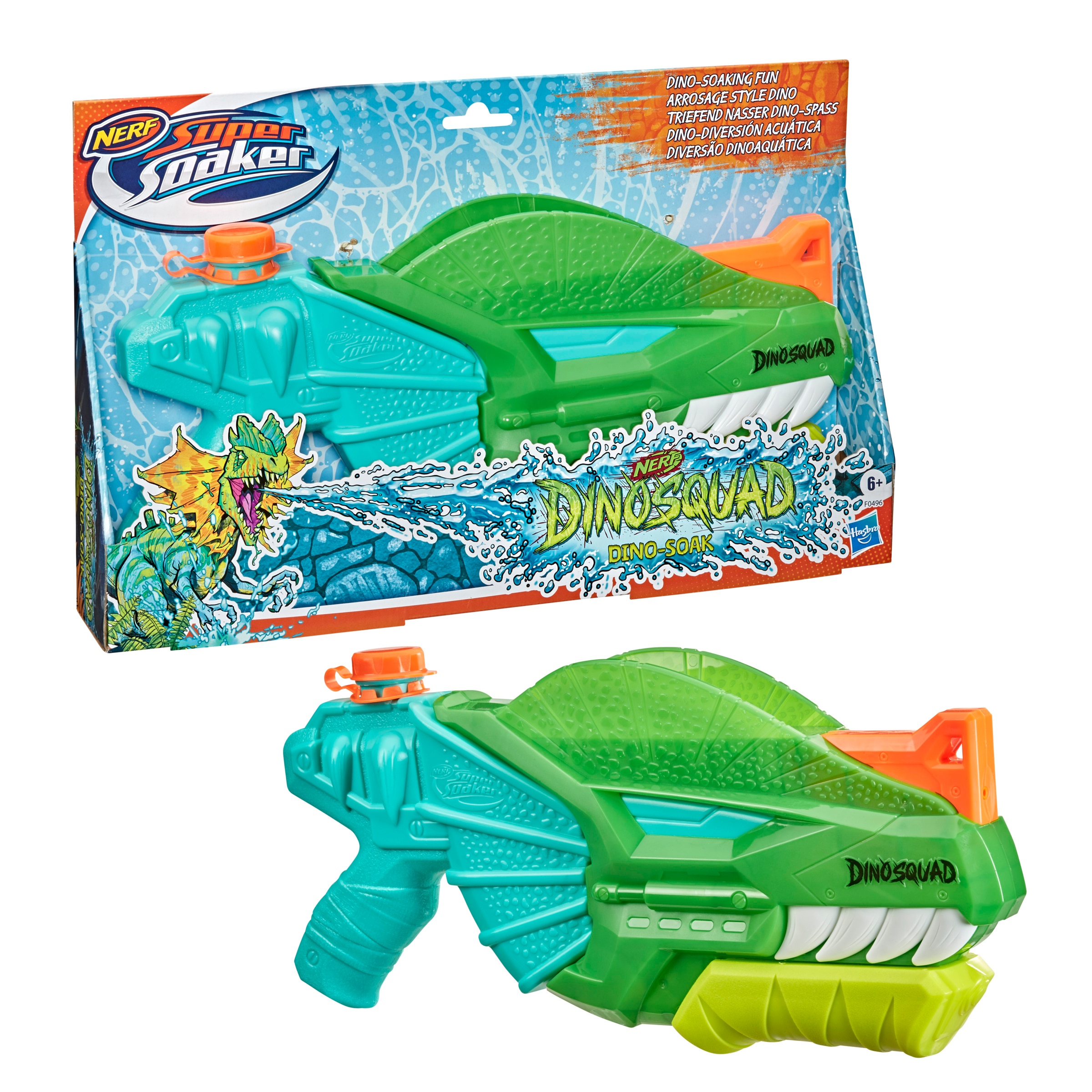 Lanzador de agua Super soaker DinoSquad Dino Soak Nerf 4