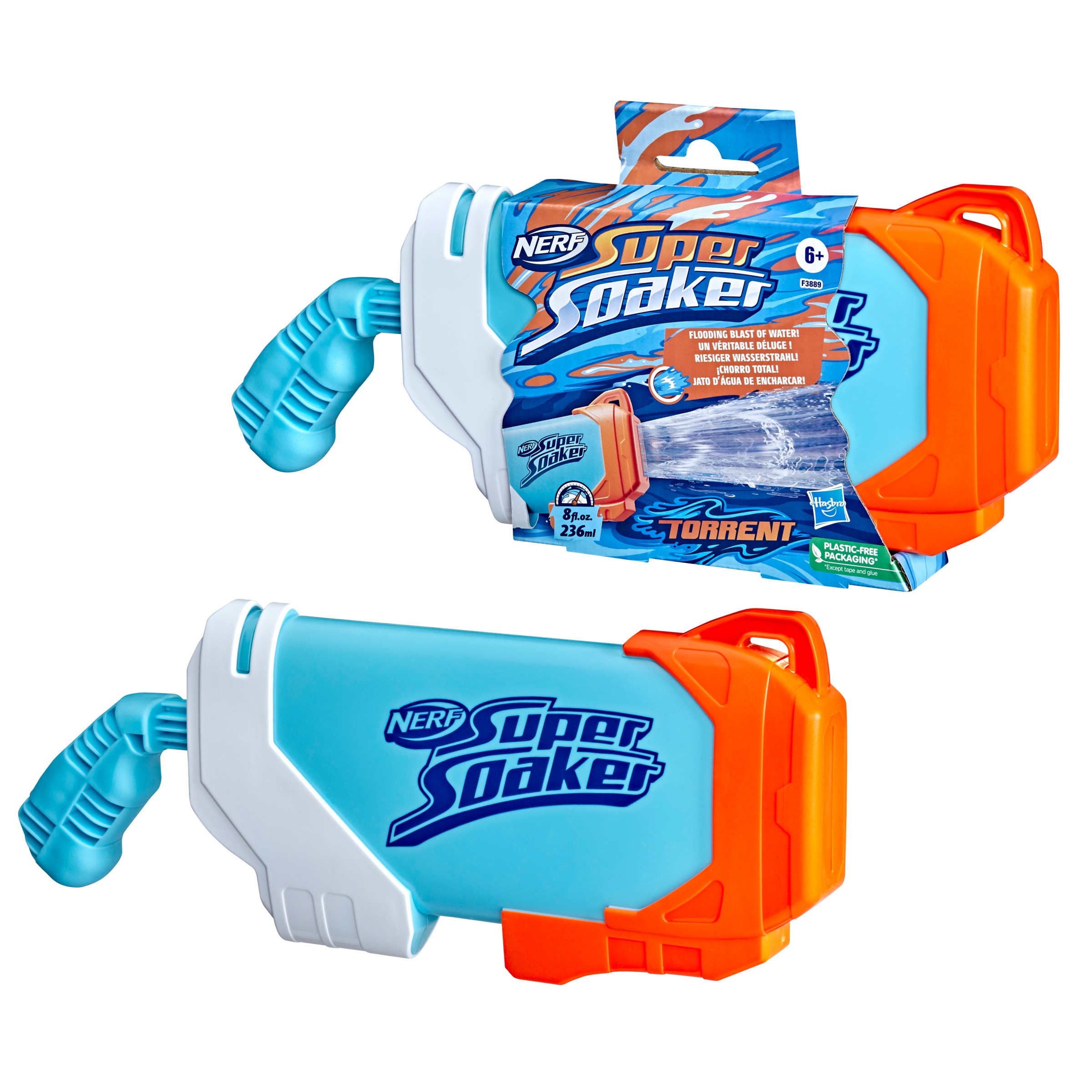 Lanzador de agua Super SoakerTorrent Nerf 3