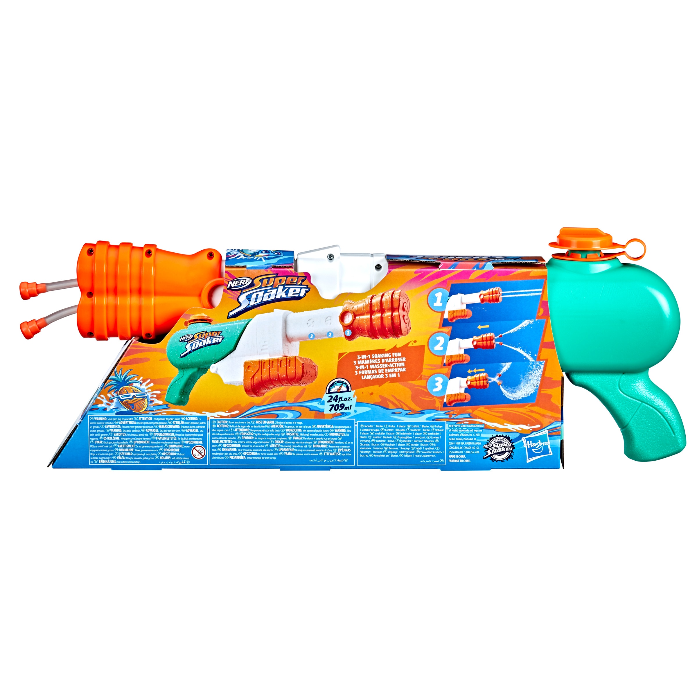 Lanzador de agua Super Soaker Hydro Frenzy Nerf 4
