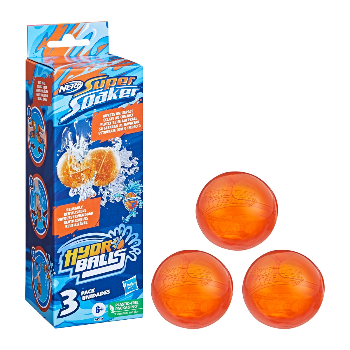 Imagen 0 de Juego de lanzar bolas de agua Nerf super soaker Hydro Balls