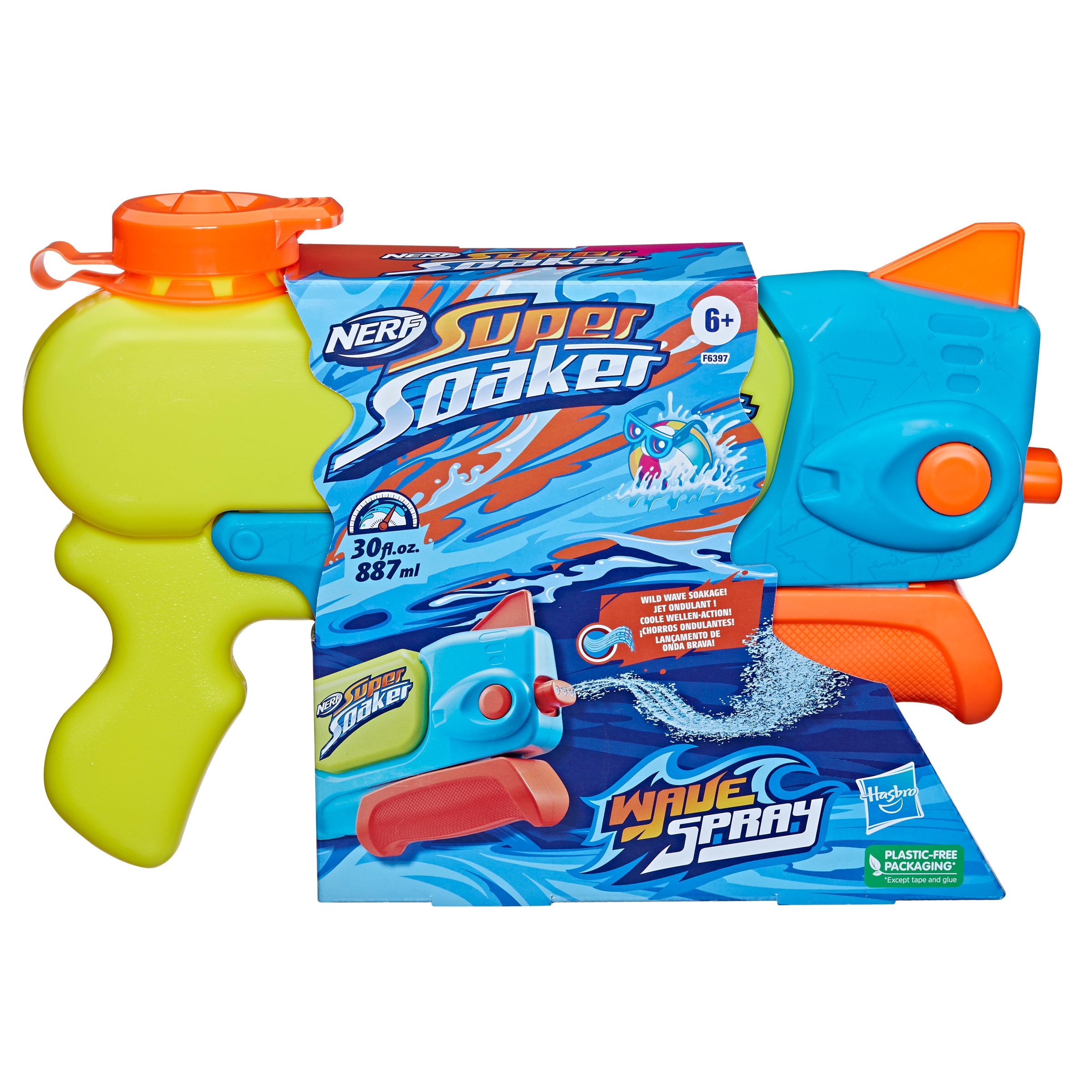 Lanzador de agua Nerf súper soaker wave spray 2