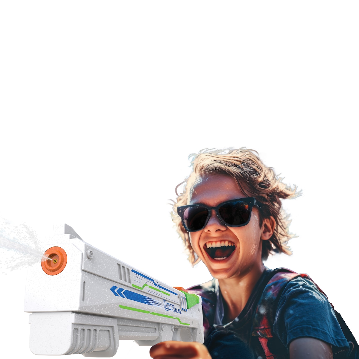 Pistola de agua eléctrica Hydro M.A.D. Bizak 5