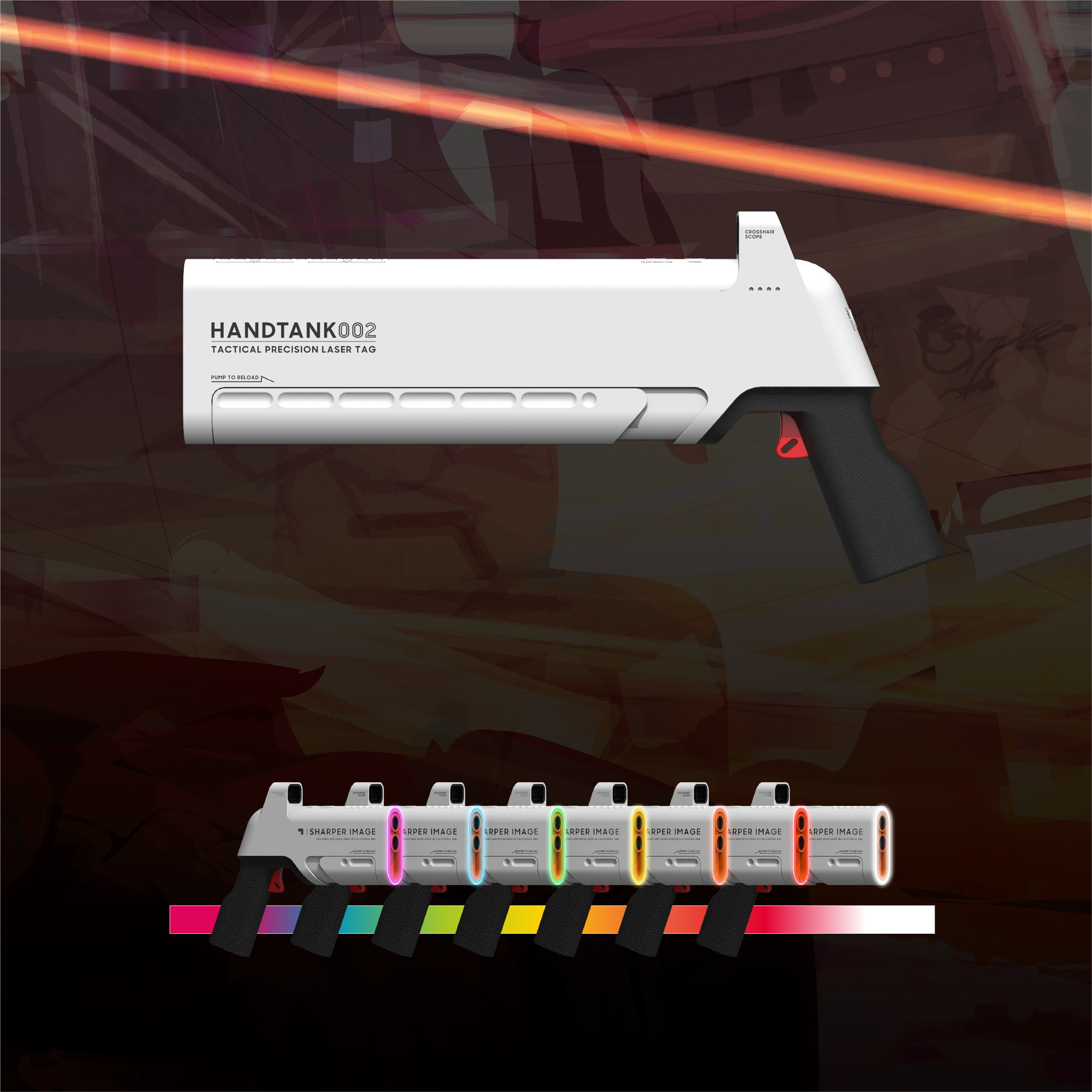 Laser Tag Blast Pack Precisión Táctica piezas Sharper Image 4
