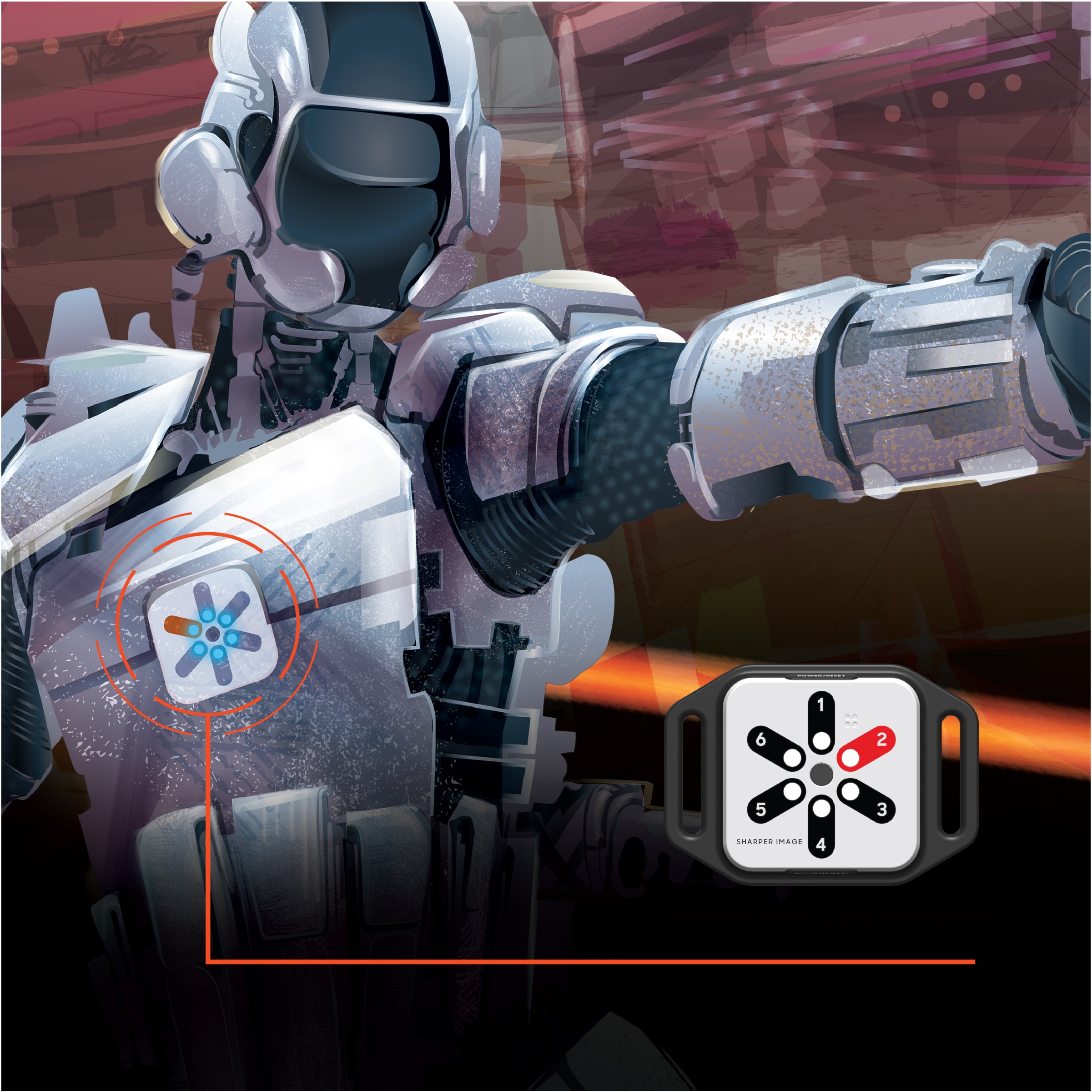 Laser Tag Blast Pack Precisión Táctica piezas Sharper Image 5