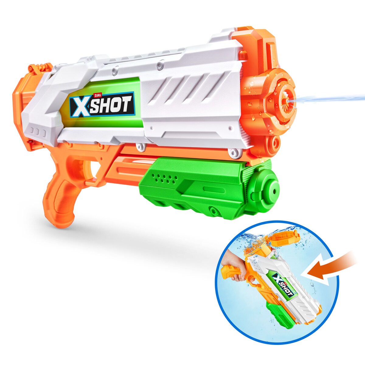 Pistola de agua Fast Fill Mediana X-Shot 4