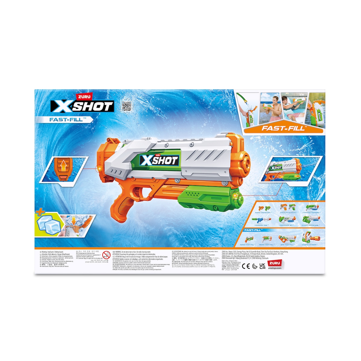 Pistola de agua Fast Fill Mediana X-Shot 5