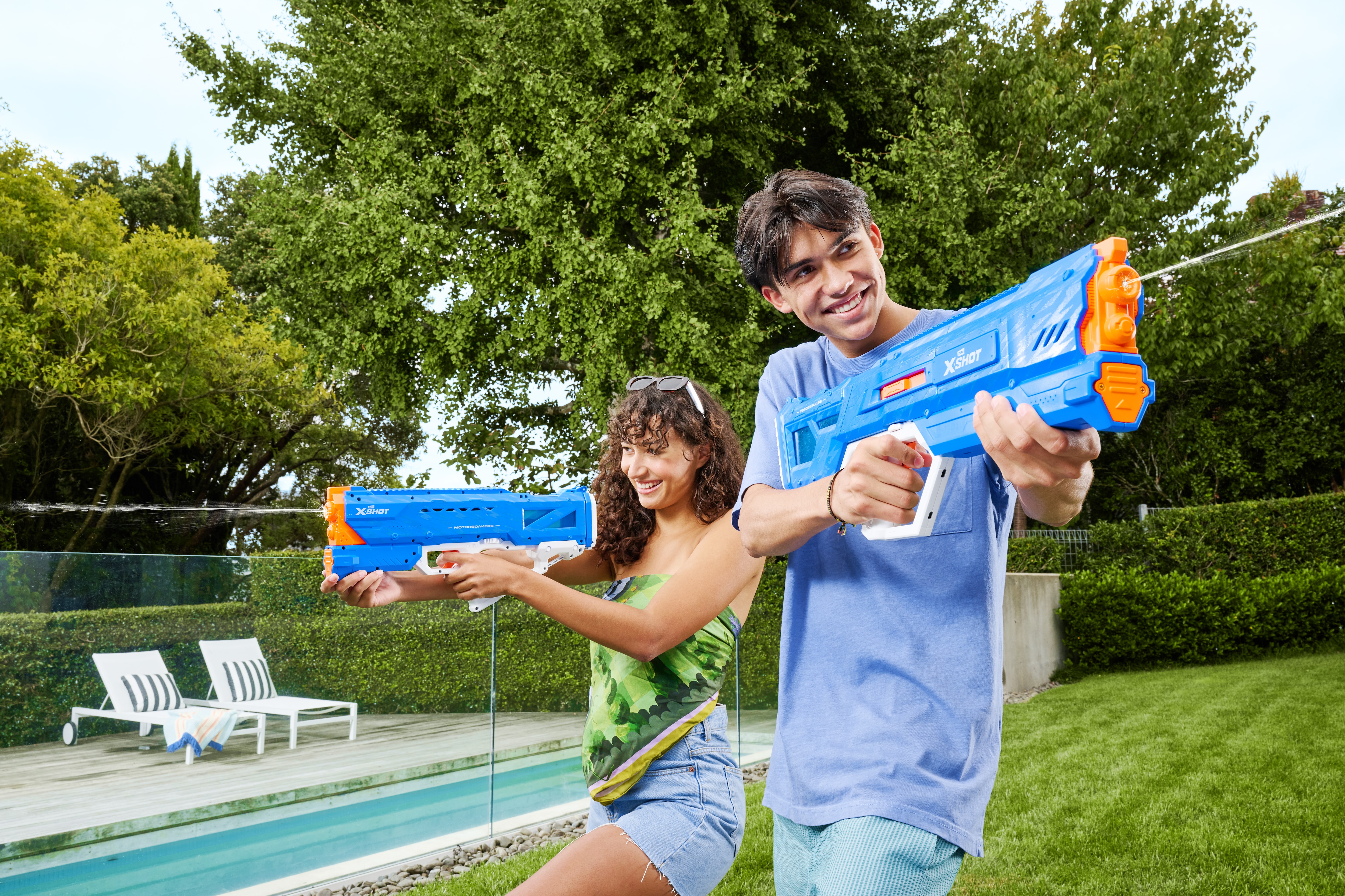 Pistola de agua motorizada Fast Fill Motos Soaker X-Shot 2