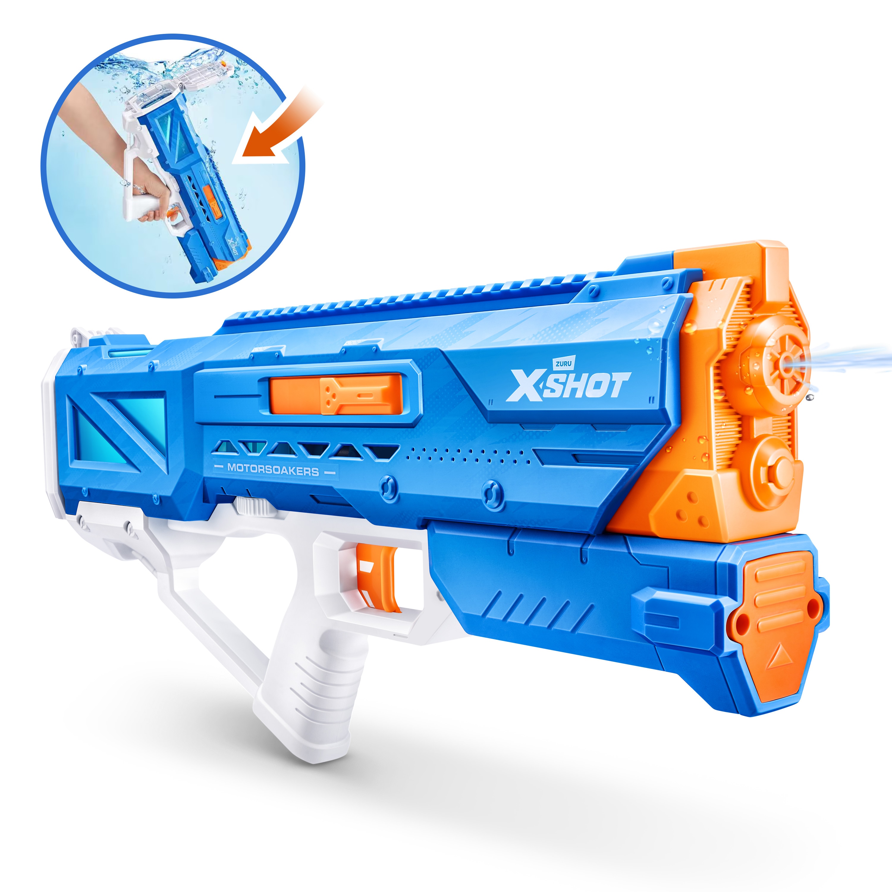 Pistola de agua motorizada Fast Fill Motos Soaker X-Shot 5