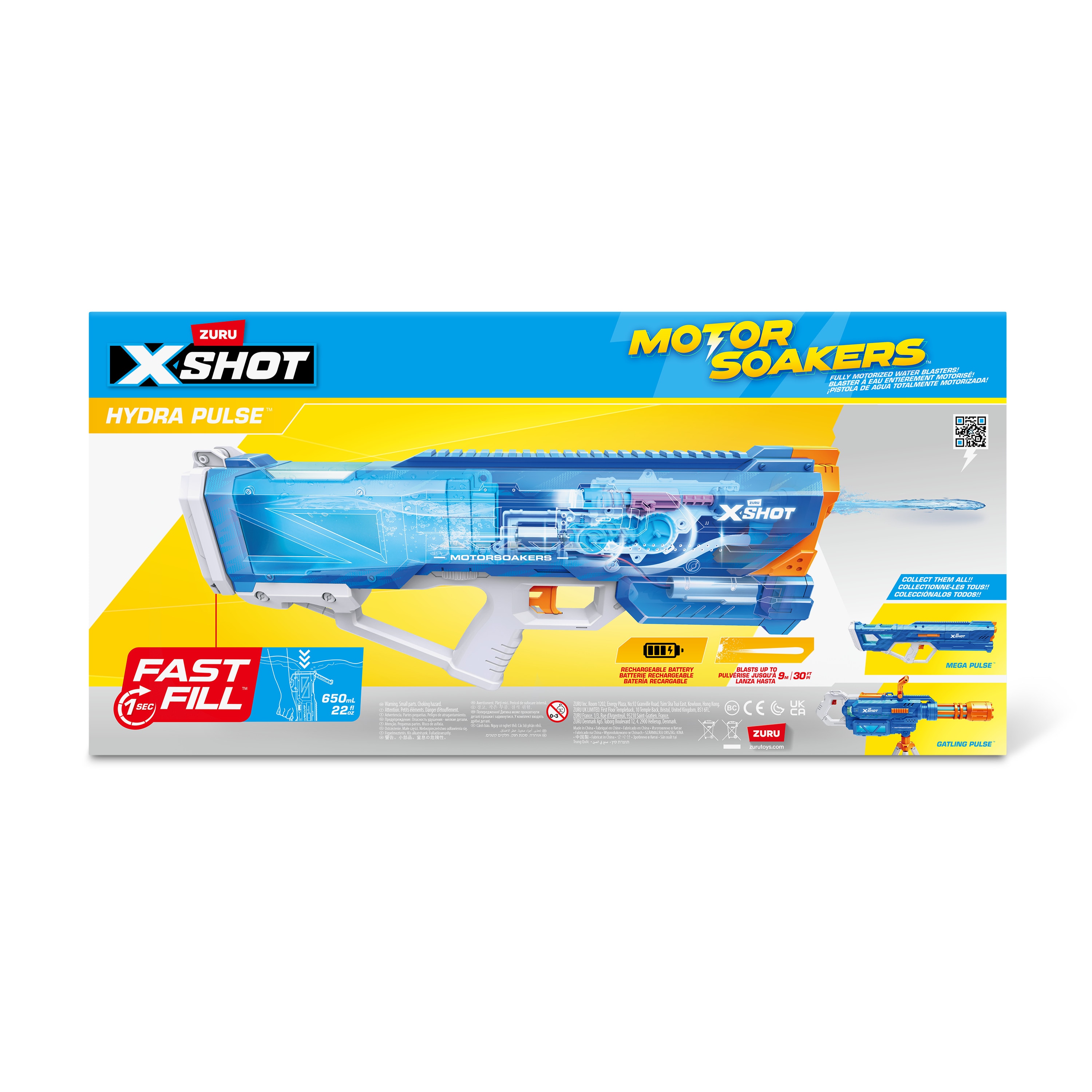 Pistola de agua motorizada Fast Fill Motos Soaker X-Shot 6