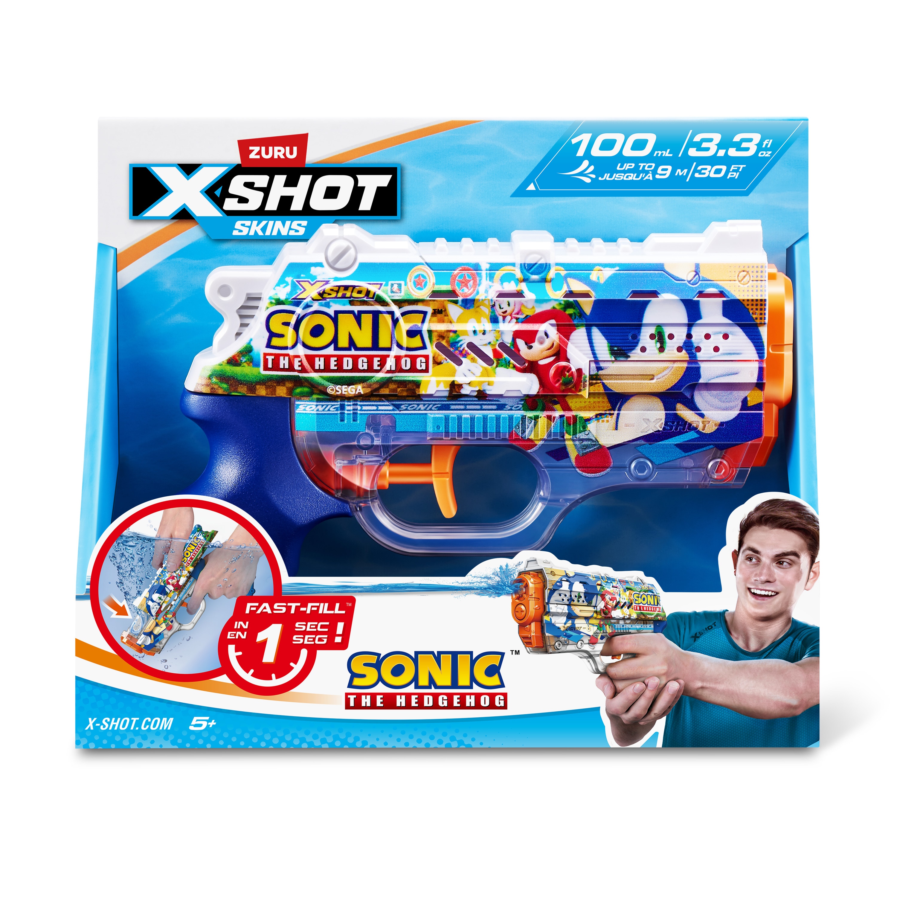 Lanzador de agua Fast Fill Nano Sonic X-Shot 3
