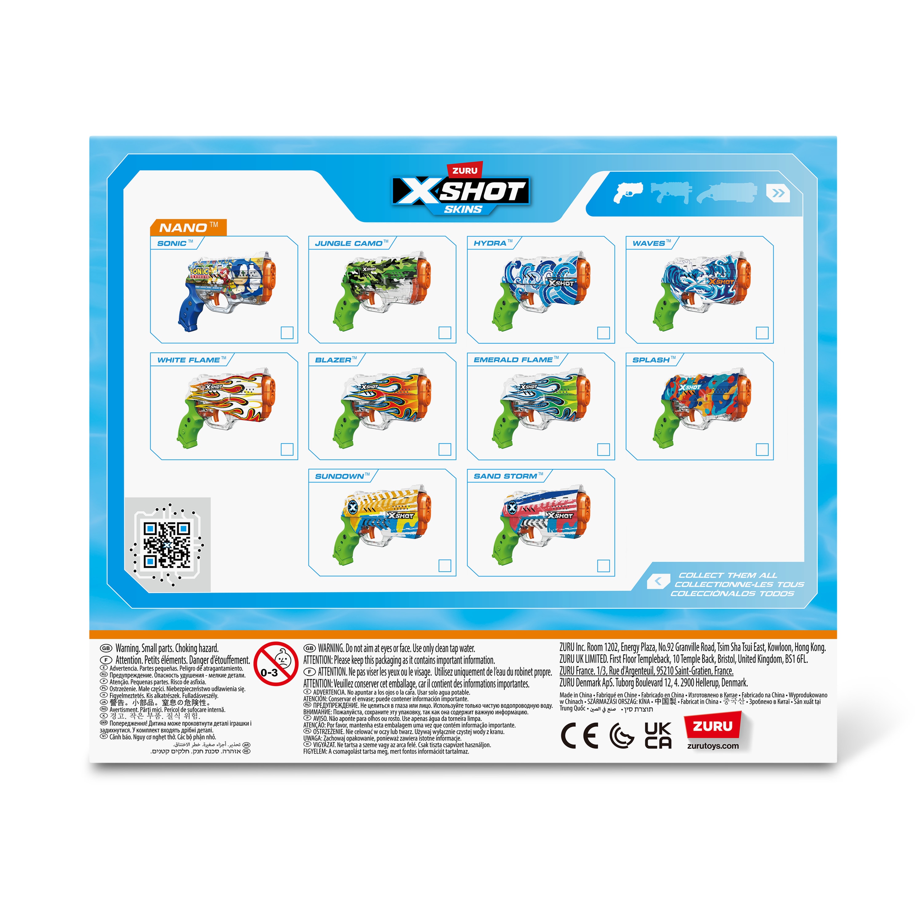 Lanzador de agua Fast Fill Nano Sonic X-Shot 5