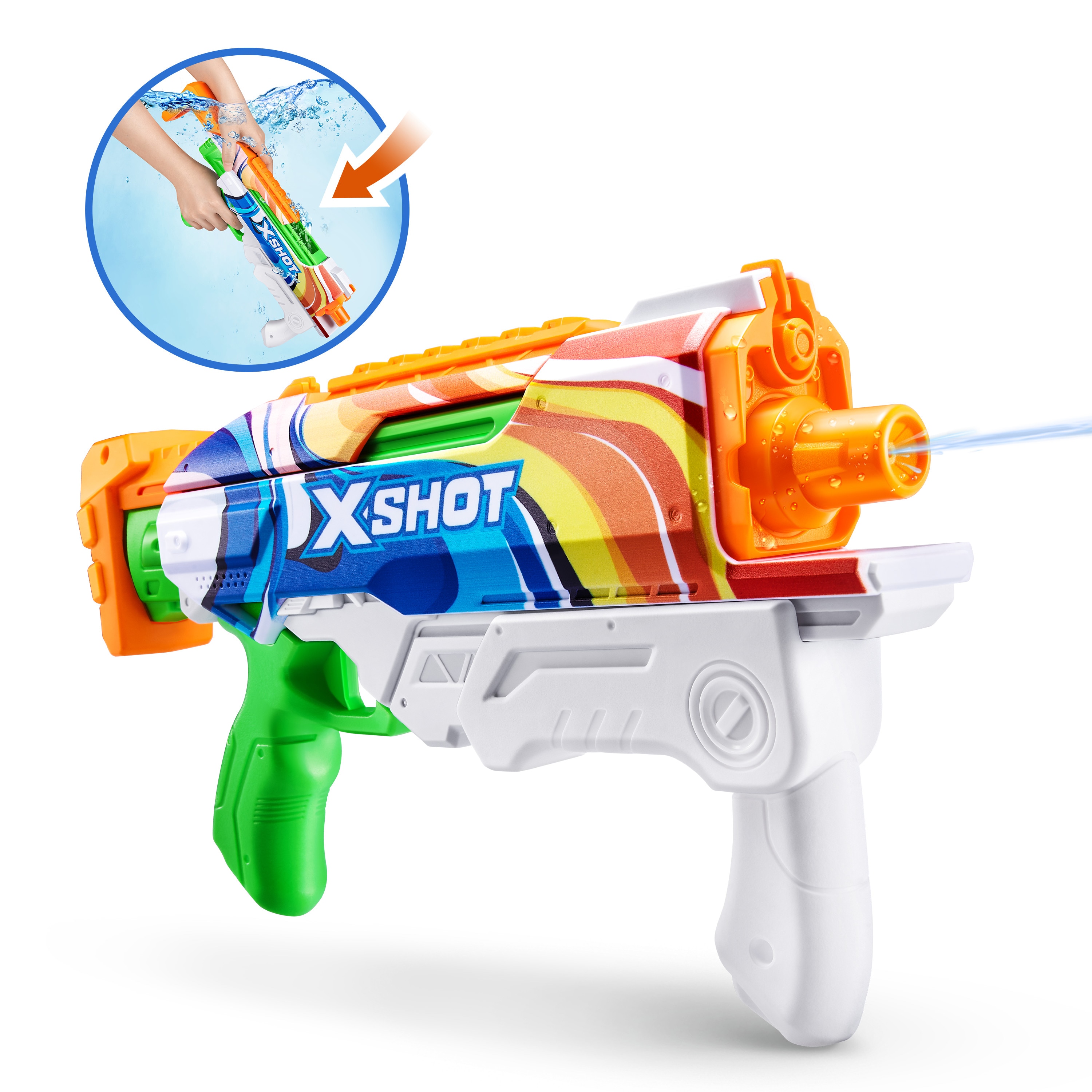 Pistola de agua Fast Fill Skins Hyperload X-Shot 3