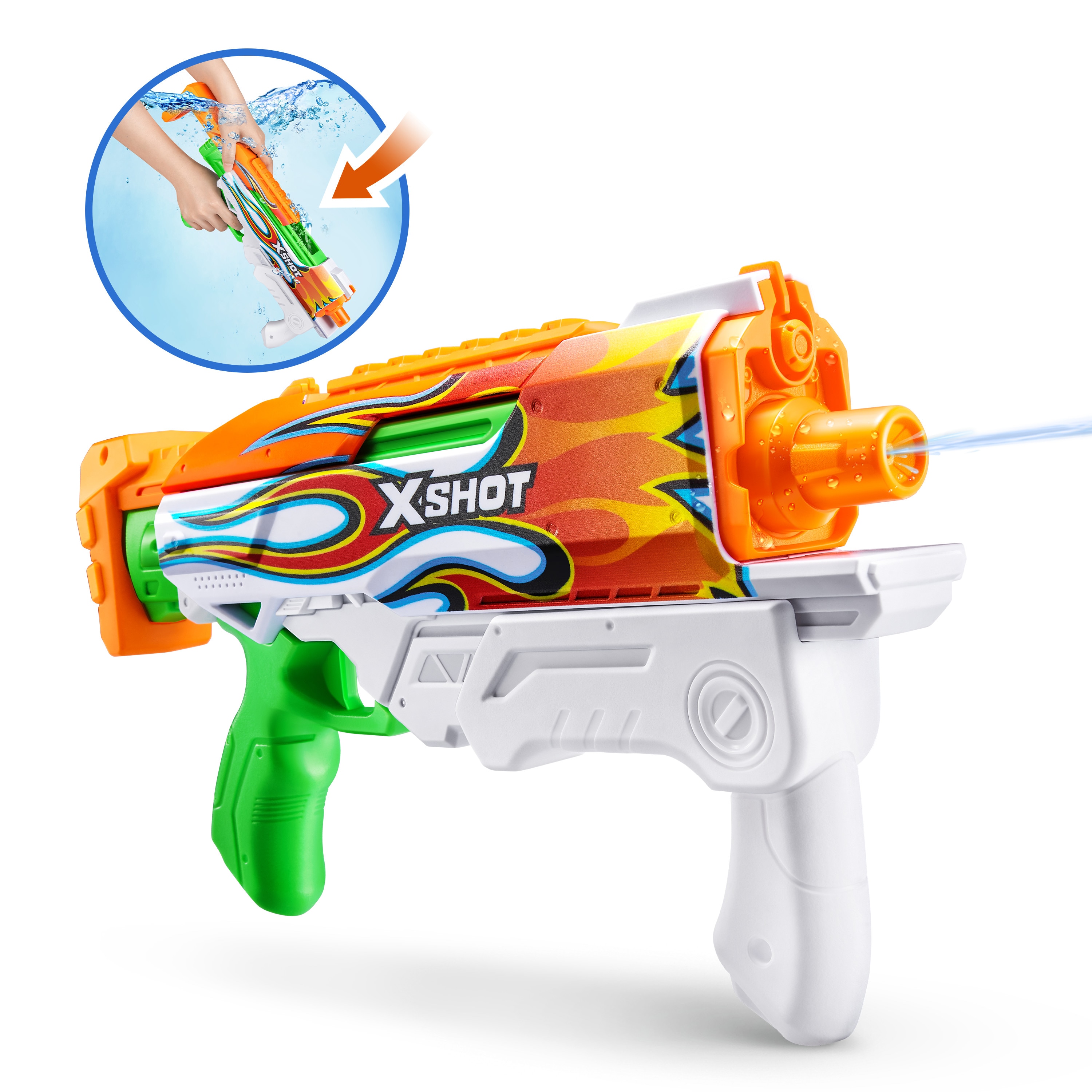 Pistola de agua Fast Fill Skins Hyperload X-Shot 4